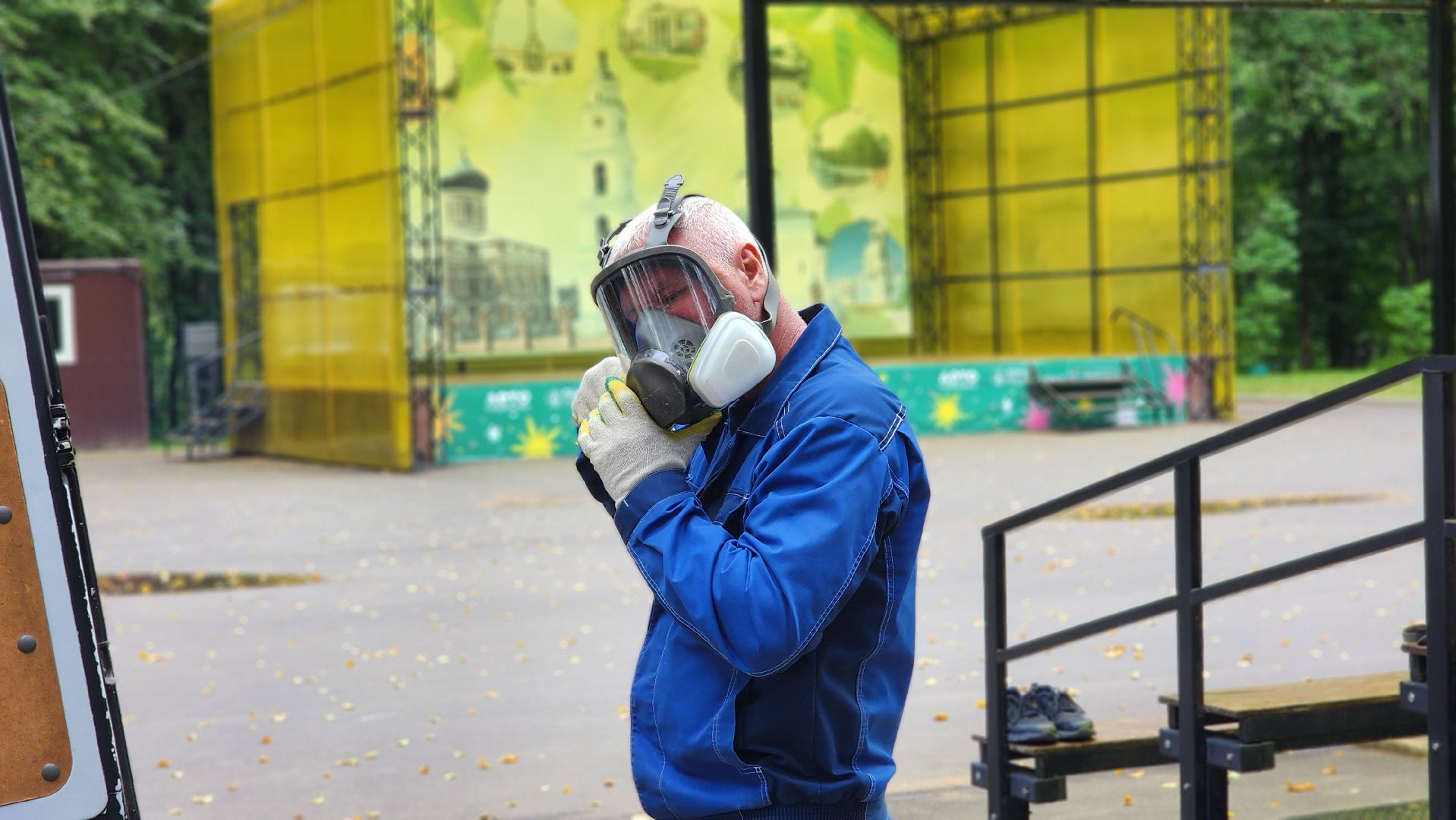 волоколамск, городской парк, акарицидная обработка,