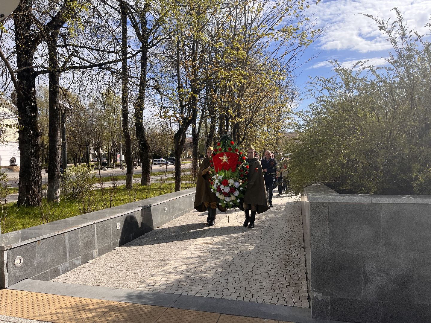 Шаховская, День Победы, мемориал