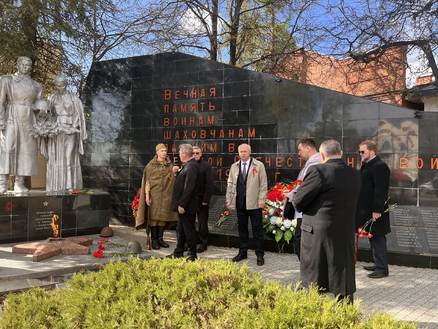 Шаховская, День Победы, мемориал