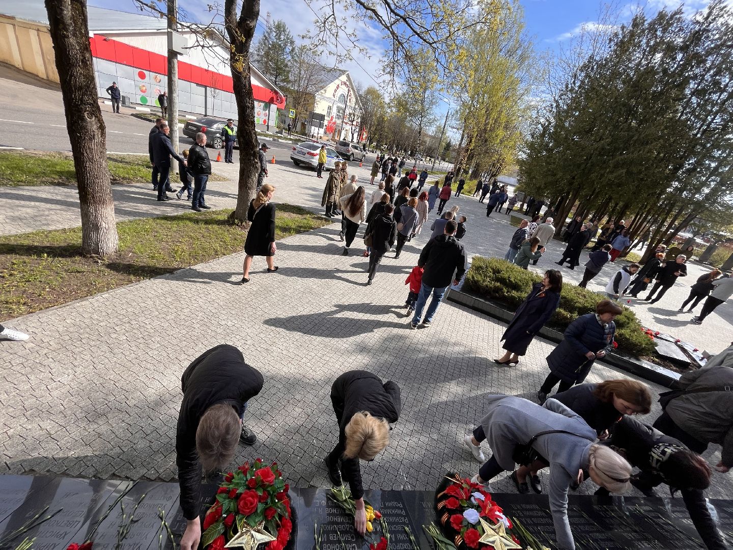 Шаховская, День Победы, мемориал
