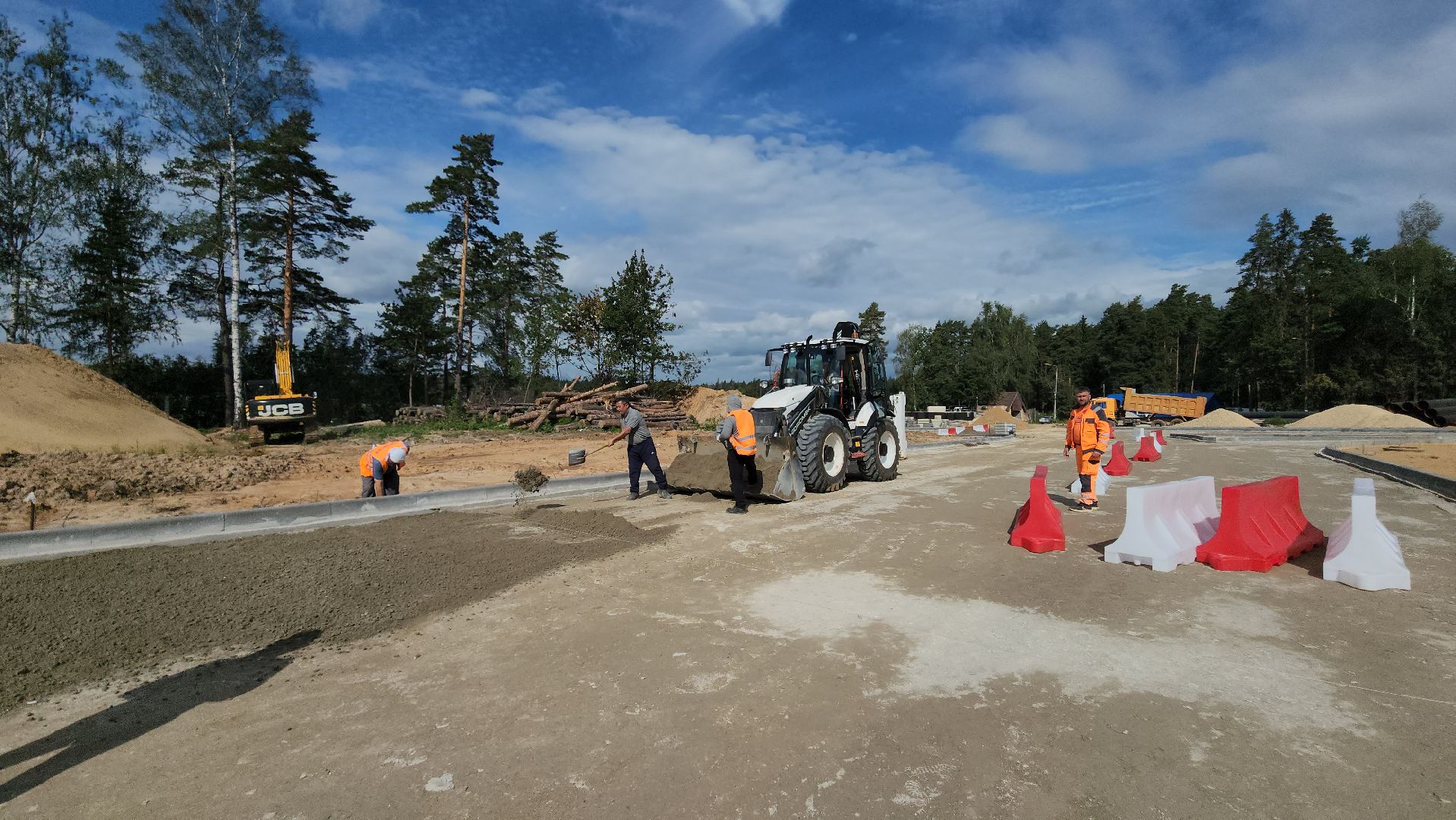 реконструкция дороги, мытищи, Угольная улица,