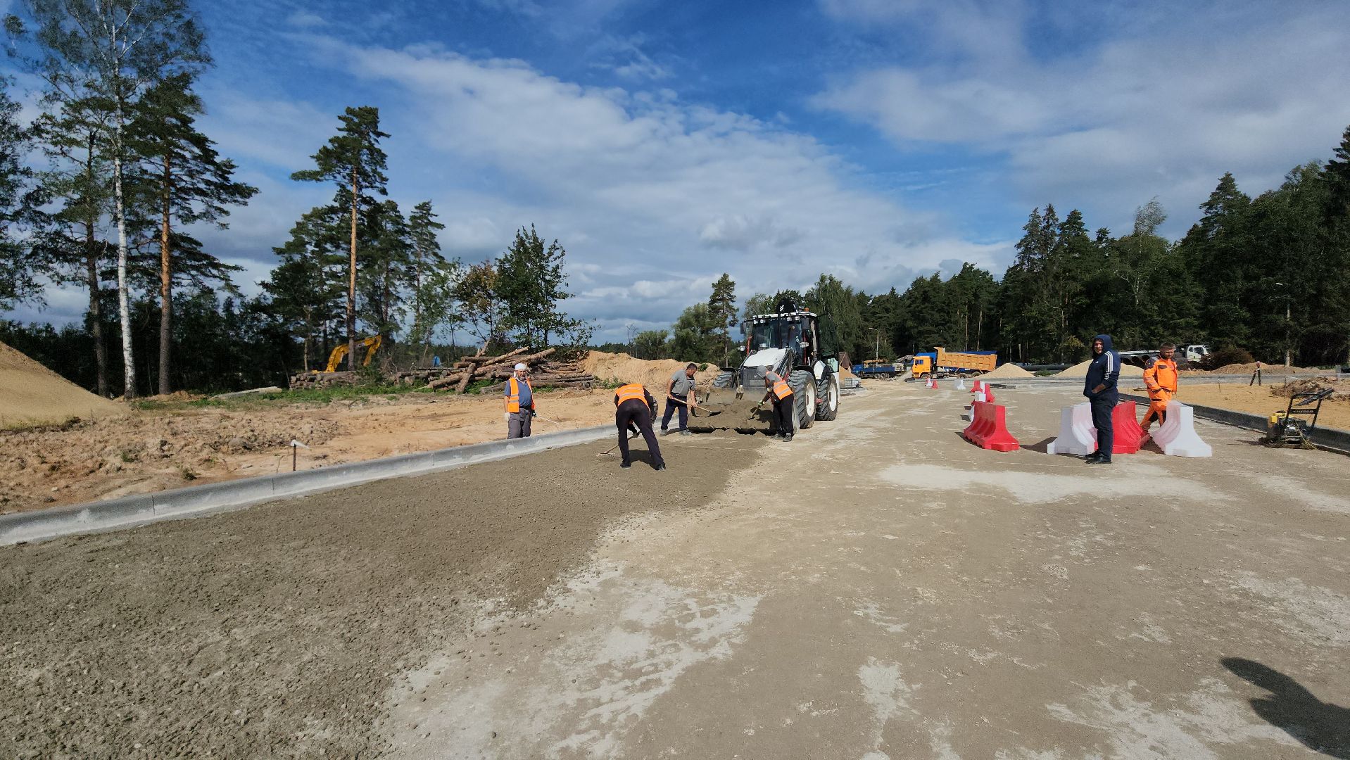 реконструкция дороги, мытищи, Угольная улица,