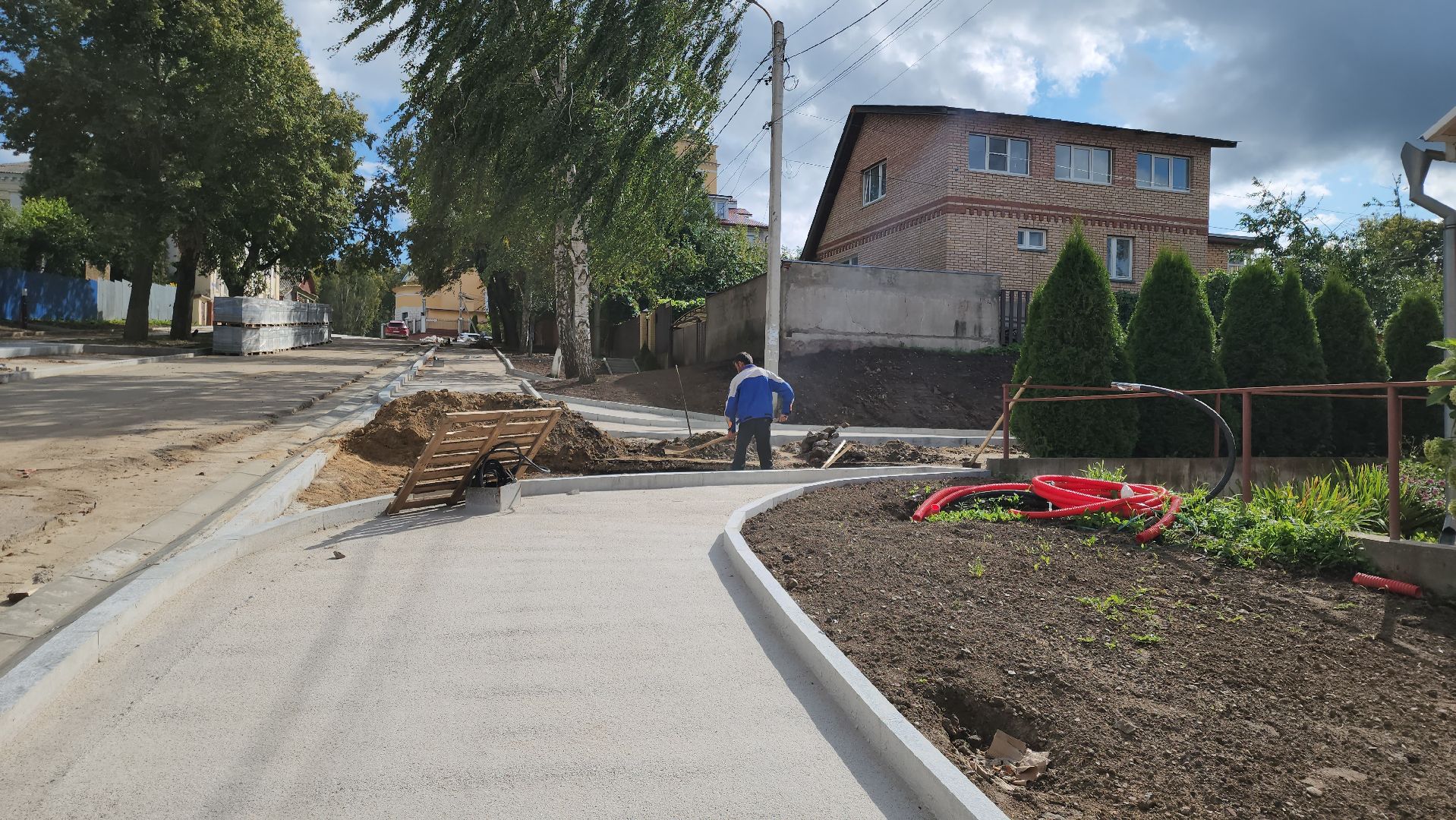 кашира, благоустройство, историческая часть города, госпрограмма московской области, пешеходные дорожки, тротуары, безопасный регион, набережная,