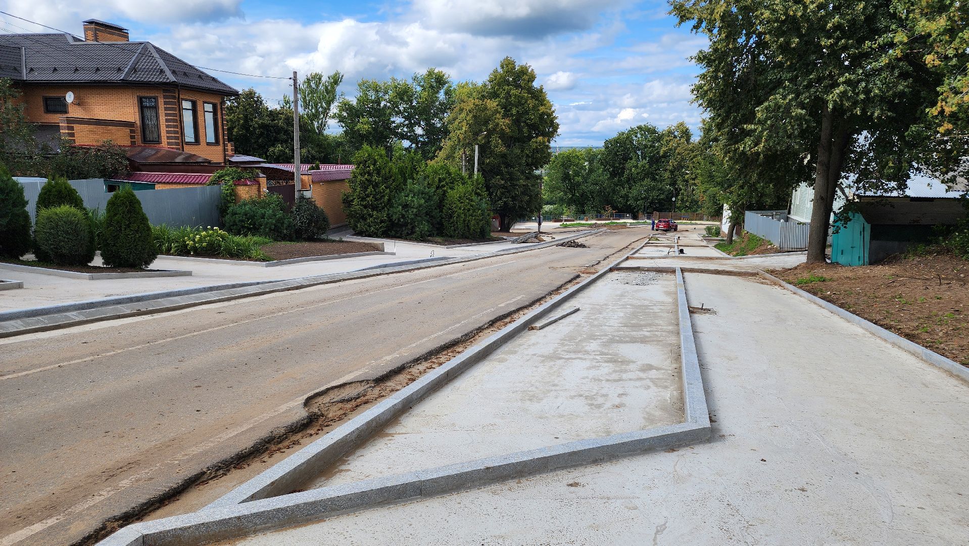 кашира, благоустройство, историческая часть города, госпрограмма московской области, пешеходные дорожки, тротуары, безопасный регион, набережная,