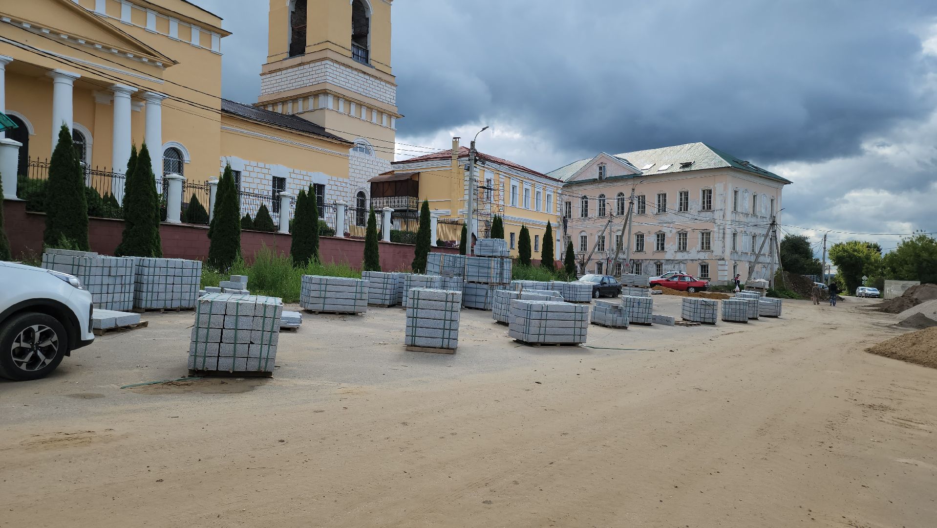 кашира, благоустройство, историческая часть города, госпрограмма московской области, пешеходные дорожки, тротуары, безопасный регион, набережная,