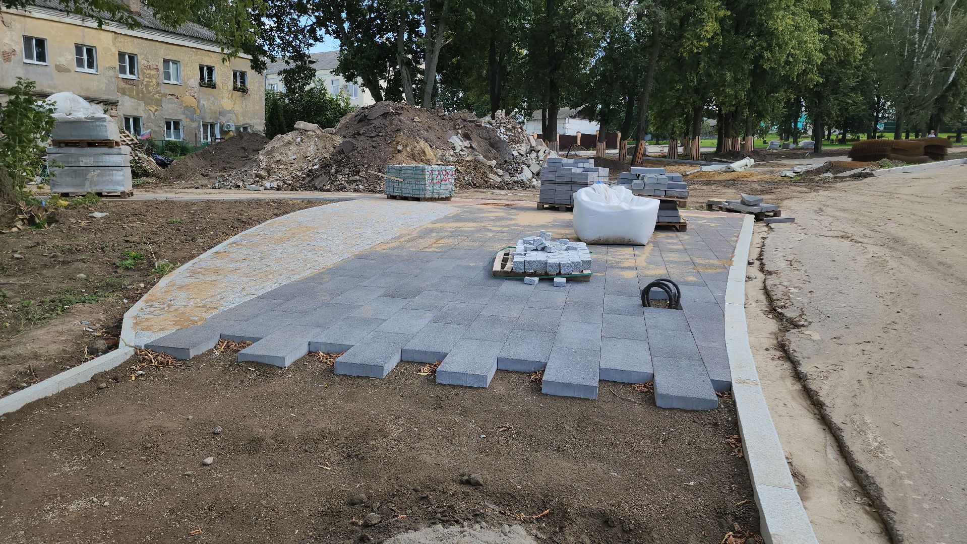 кашира, благоустройство, историческая часть города, госпрограмма московской области, пешеходные дорожки, тротуары, безопасный регион, набережная,