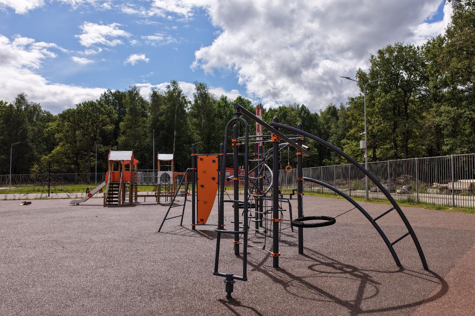 видео с коптера, школа в климовске,