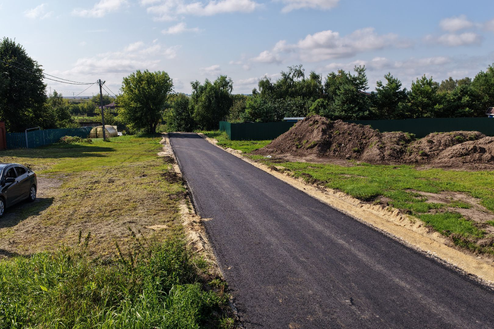 видео с коптера, ремонт дороги зарайск,