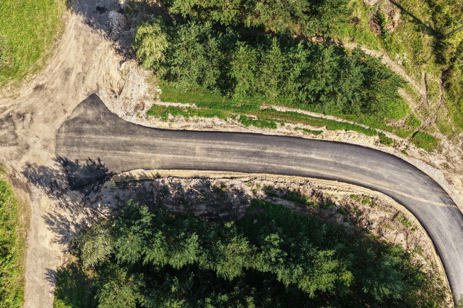 видео с коптера, ремонт дороги зарайск,