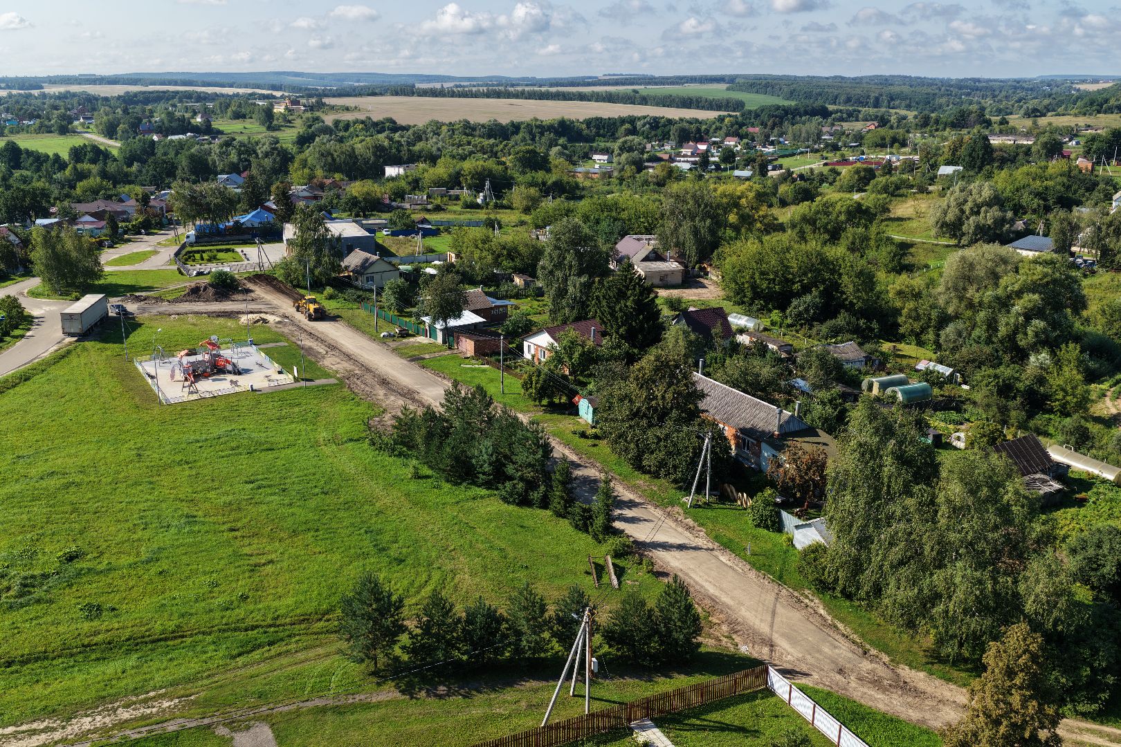 видео с коптера, ремонт дороги зарайск,