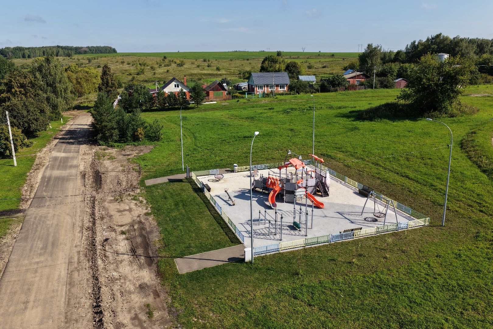 видео с коптера, ремонт дороги зарайск,