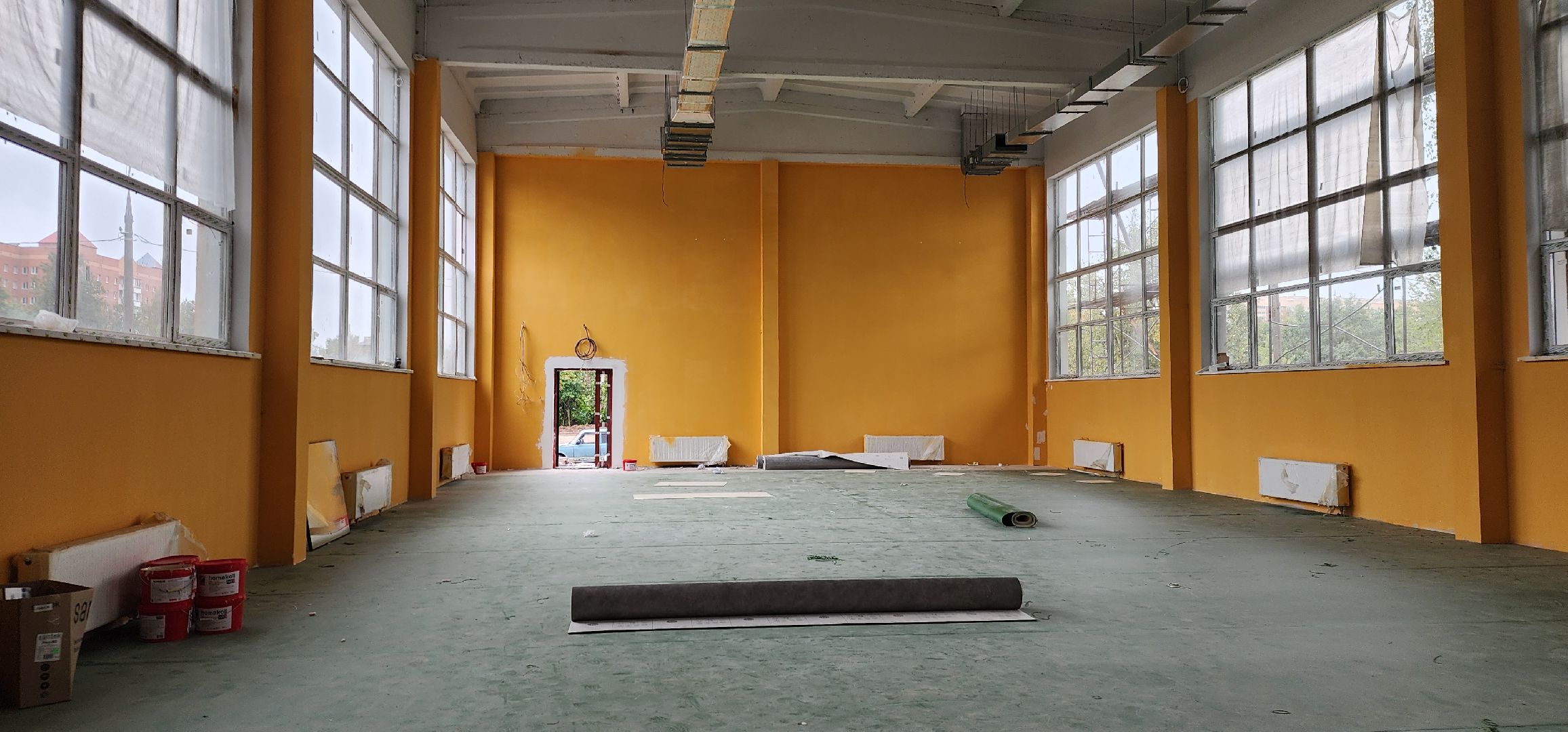 Благоустройство, Капитальный ремонт школы Голицыно, Строительство, Образование ,