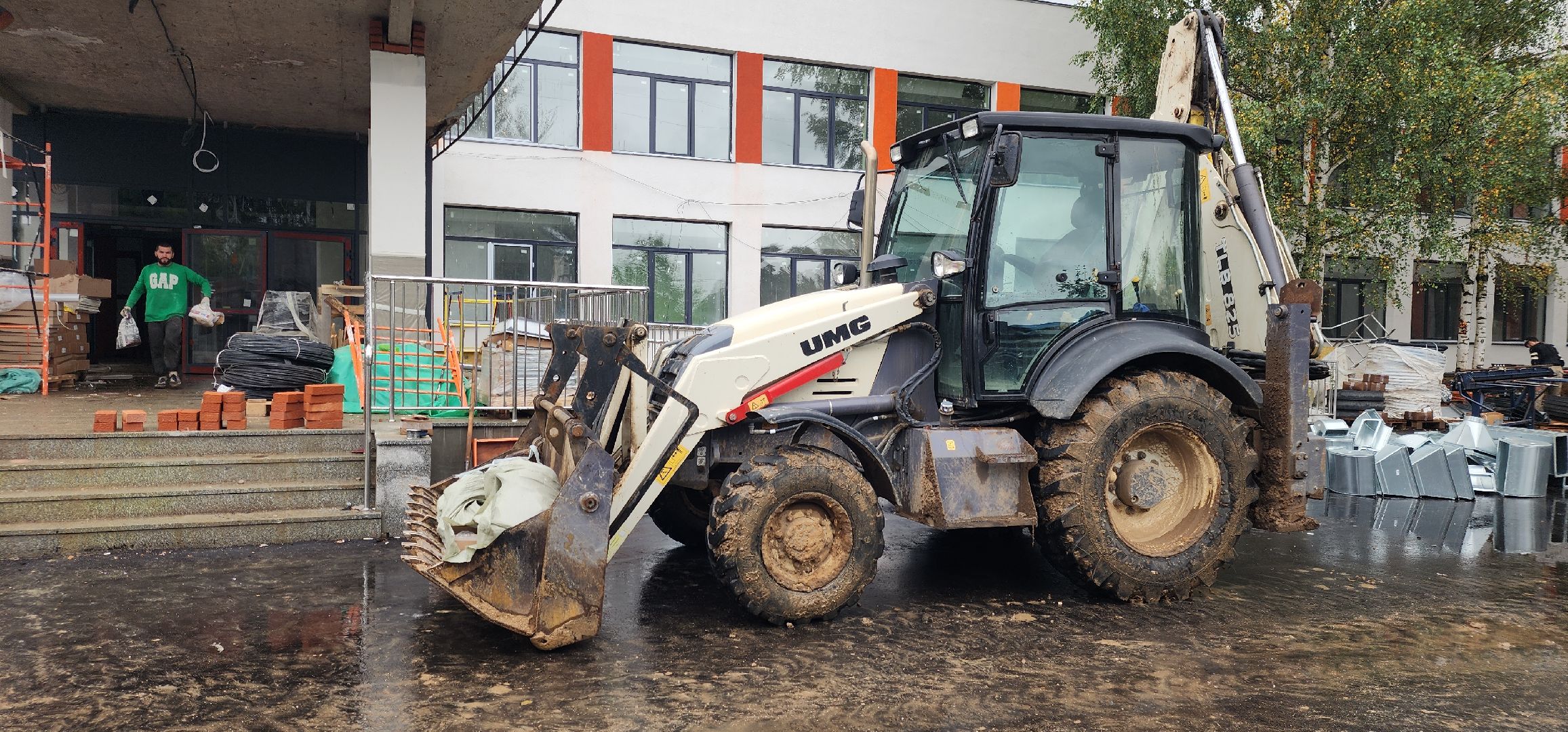 Благоустройство, Капитальный ремонт школы Голицыно, Строительство, Образование ,