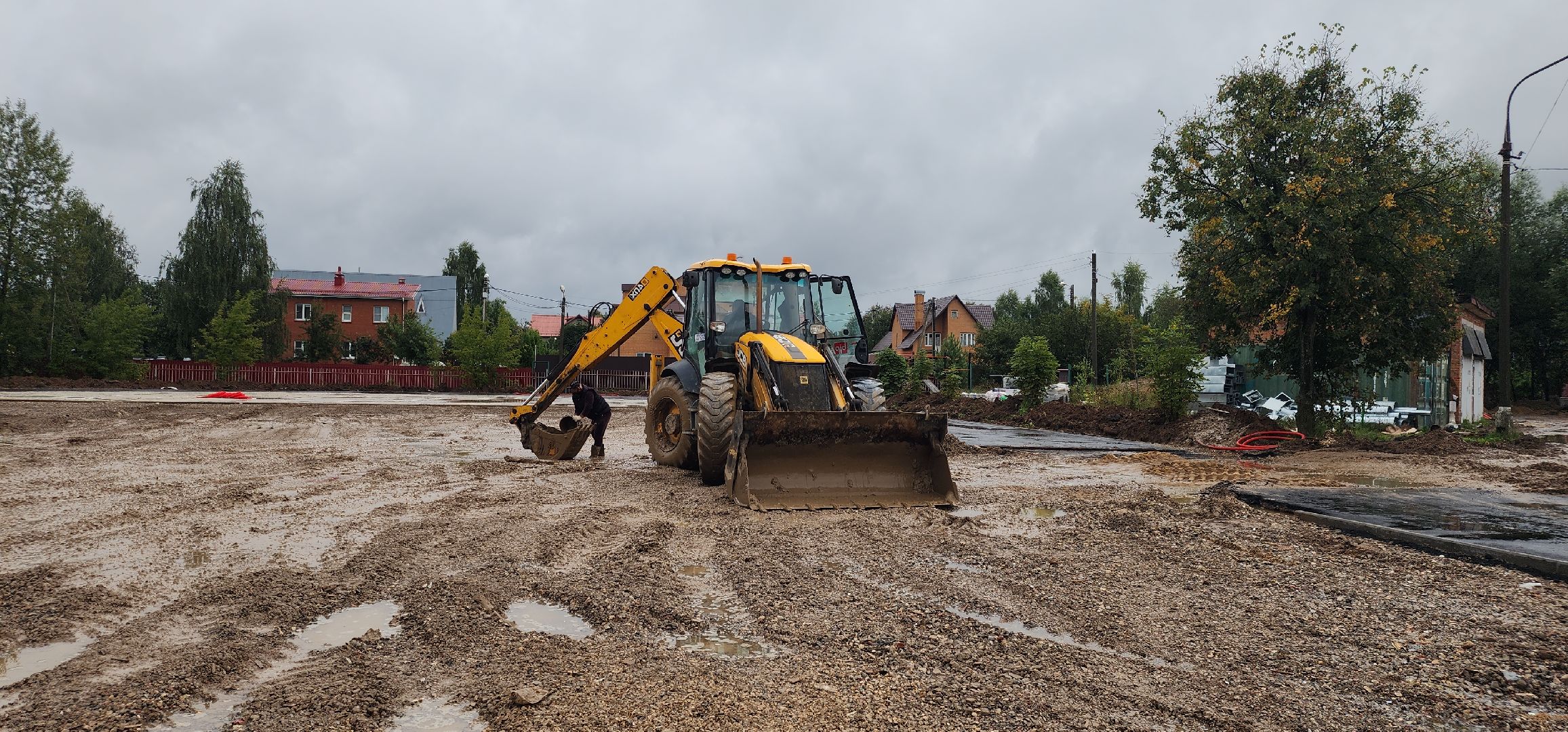 Благоустройство, Капитальный ремонт школы Голицыно, Строительство, Образование ,