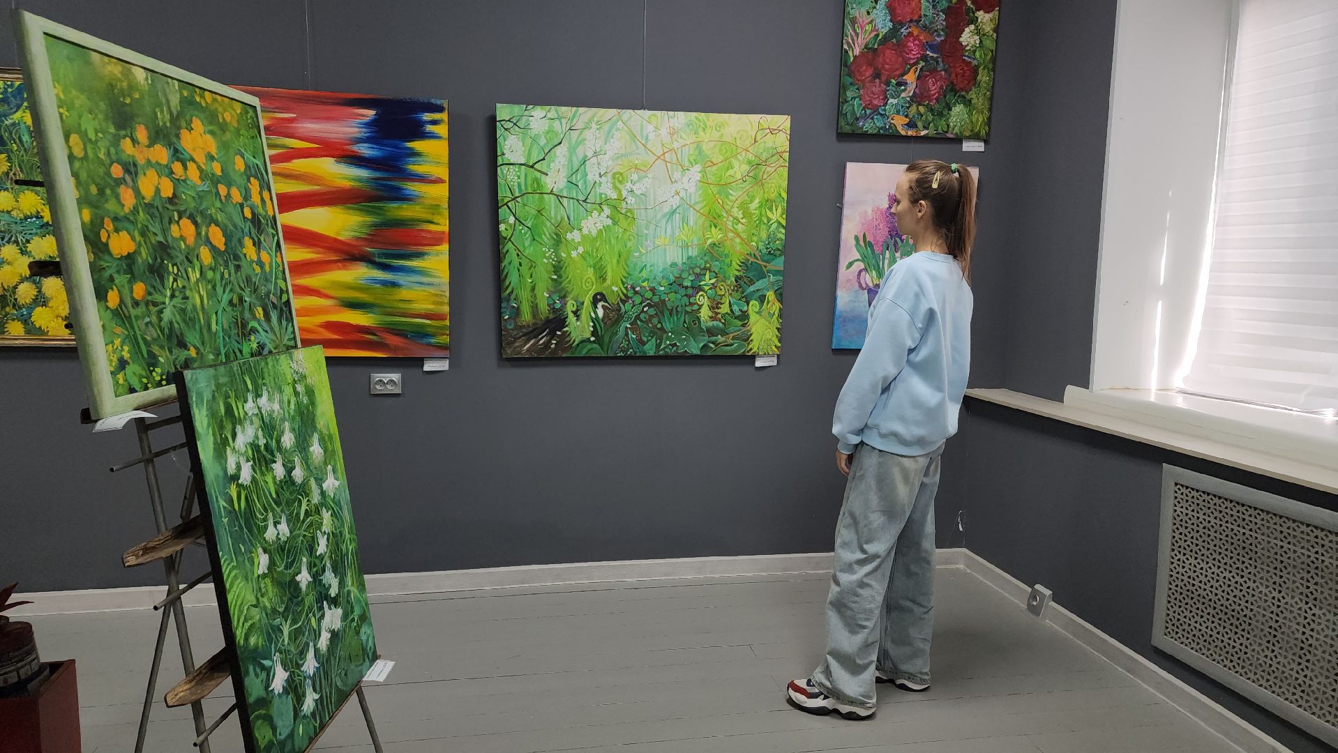 вертикалки, правдинский, пушкинский, живописцы, художественная выставка, картины маслом, союз художников подмосковья,сад, дивный сад,