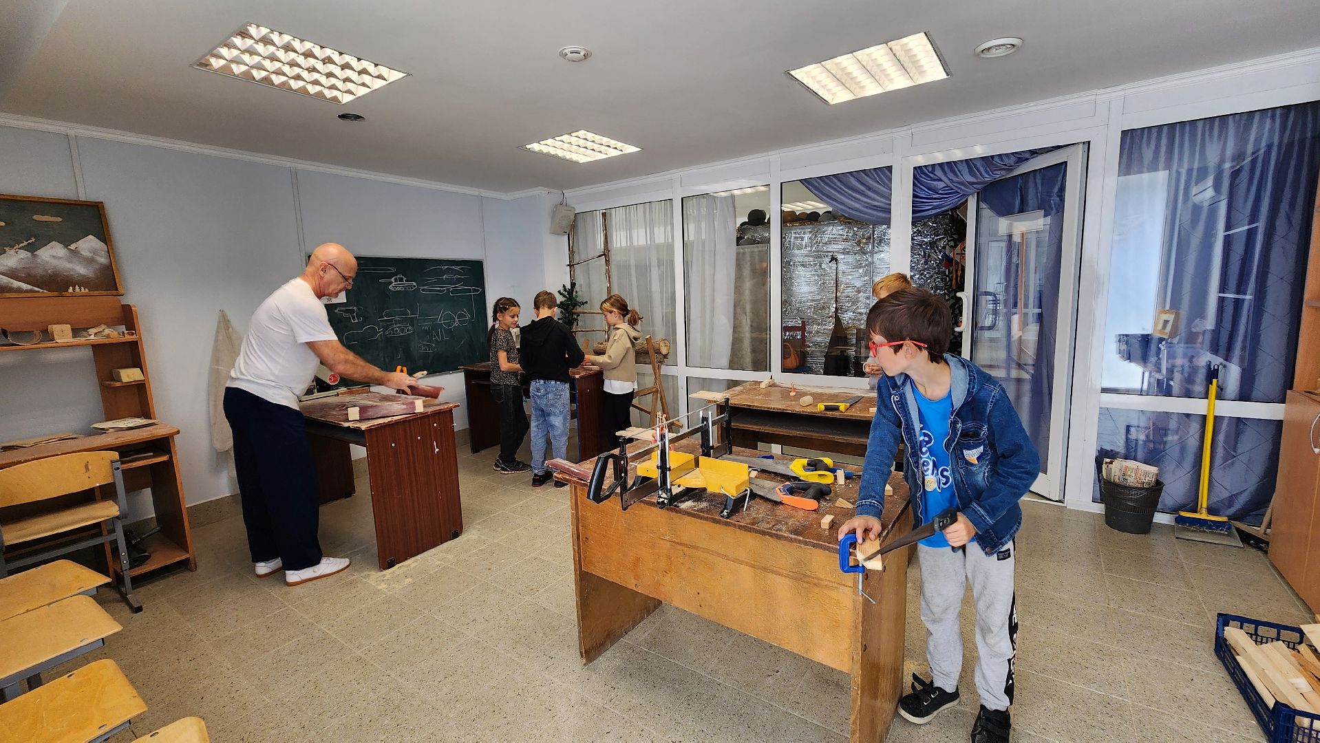 солнечногорск, кдц тимоново, дети, столярное мастерство, столярка,