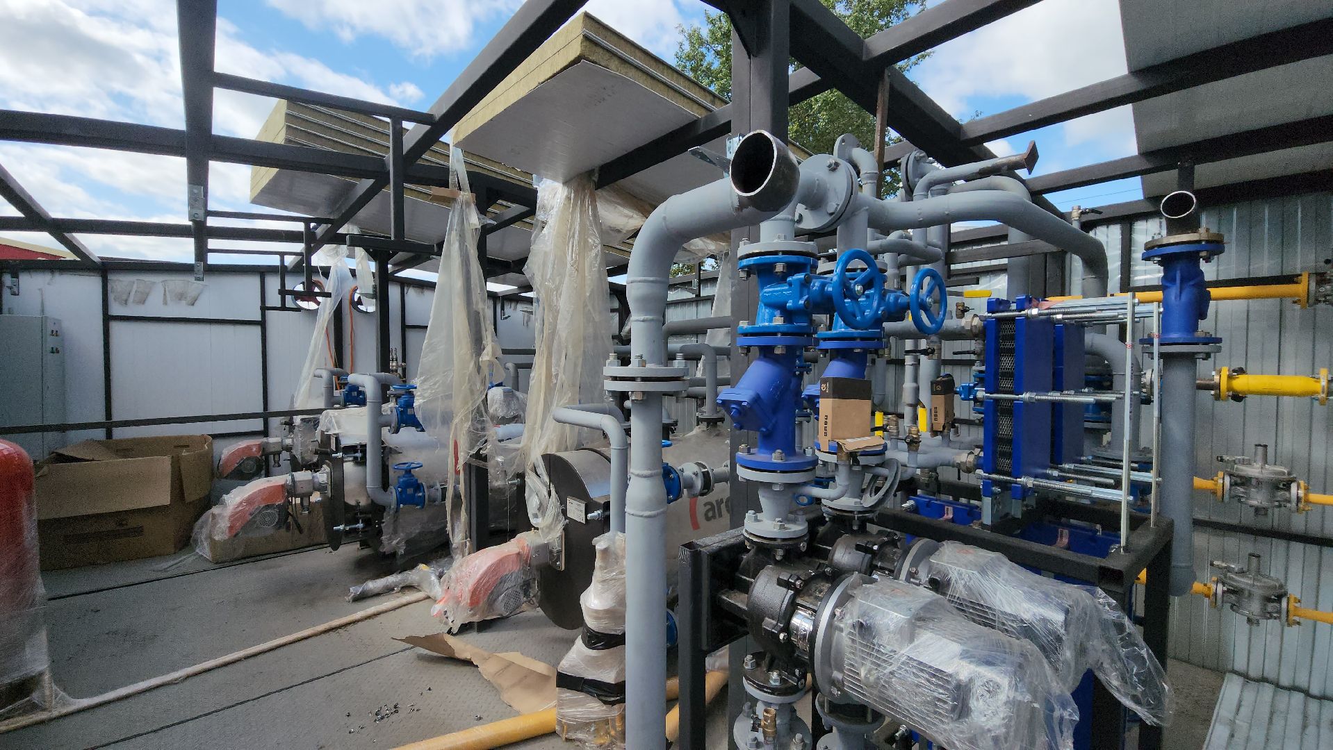 кашира, бмк, котельная, теплоснабжение, монтаж оборудования, горячая вода,