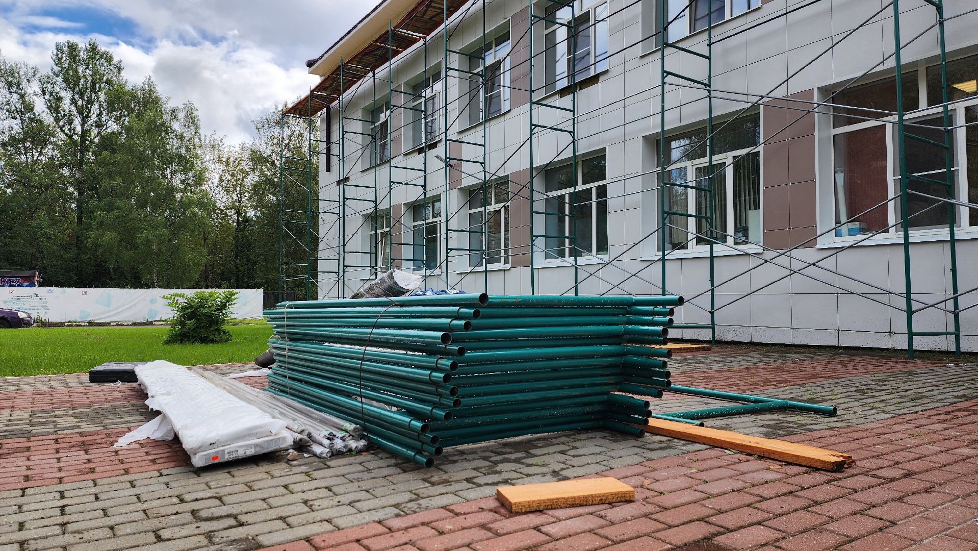 солнечногорск, тимоновская школа, ремонт кровли,