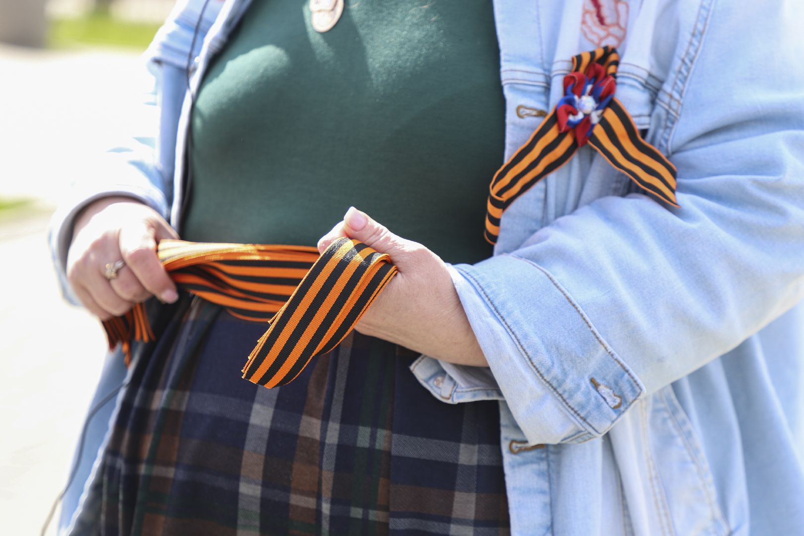 Волонтёры культуры, Георгиевская лента, Домодедово