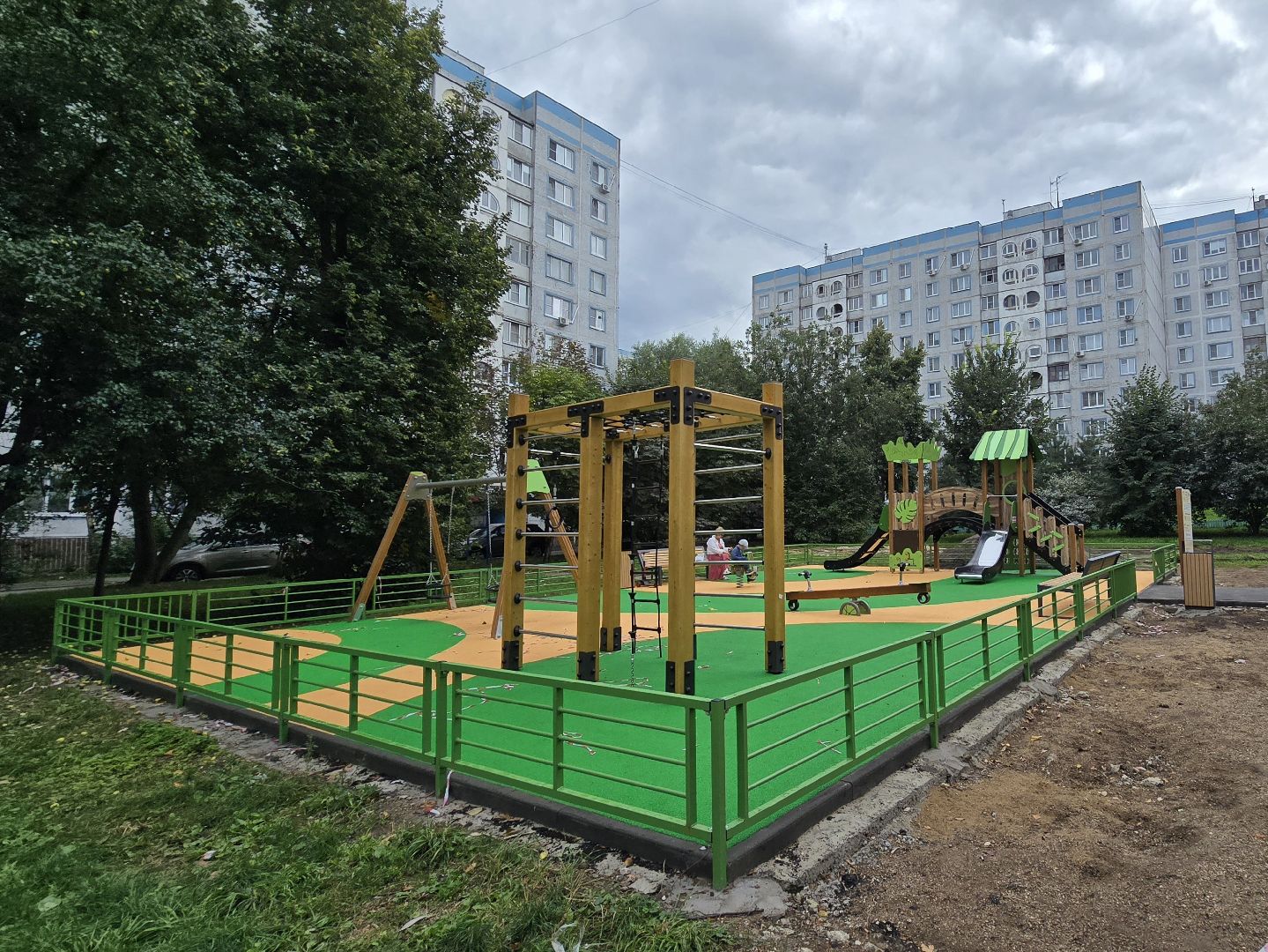 Коломна, новая детская площадка,