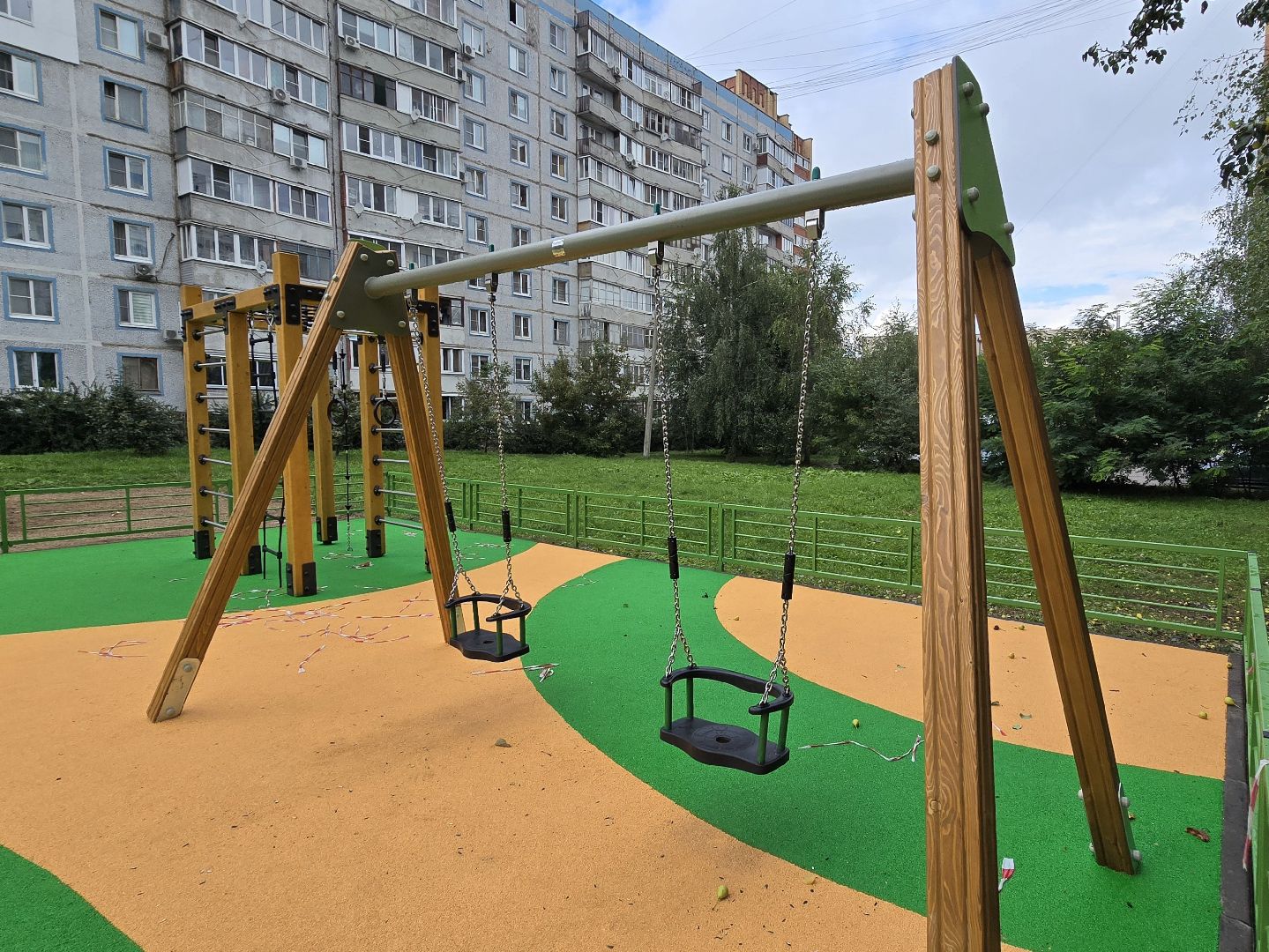 Коломна, новая детская площадка,