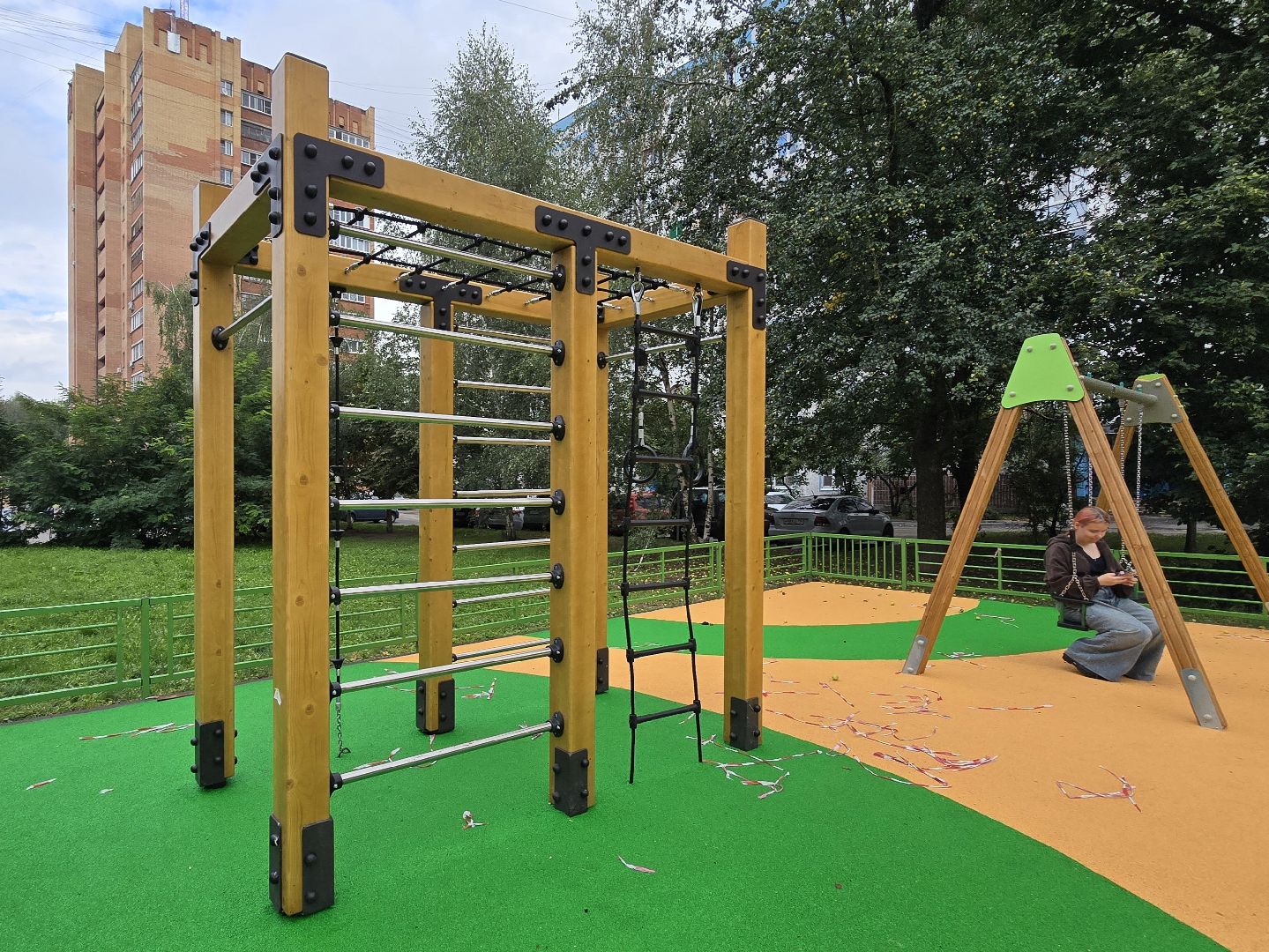 Коломна, новая детская площадка,