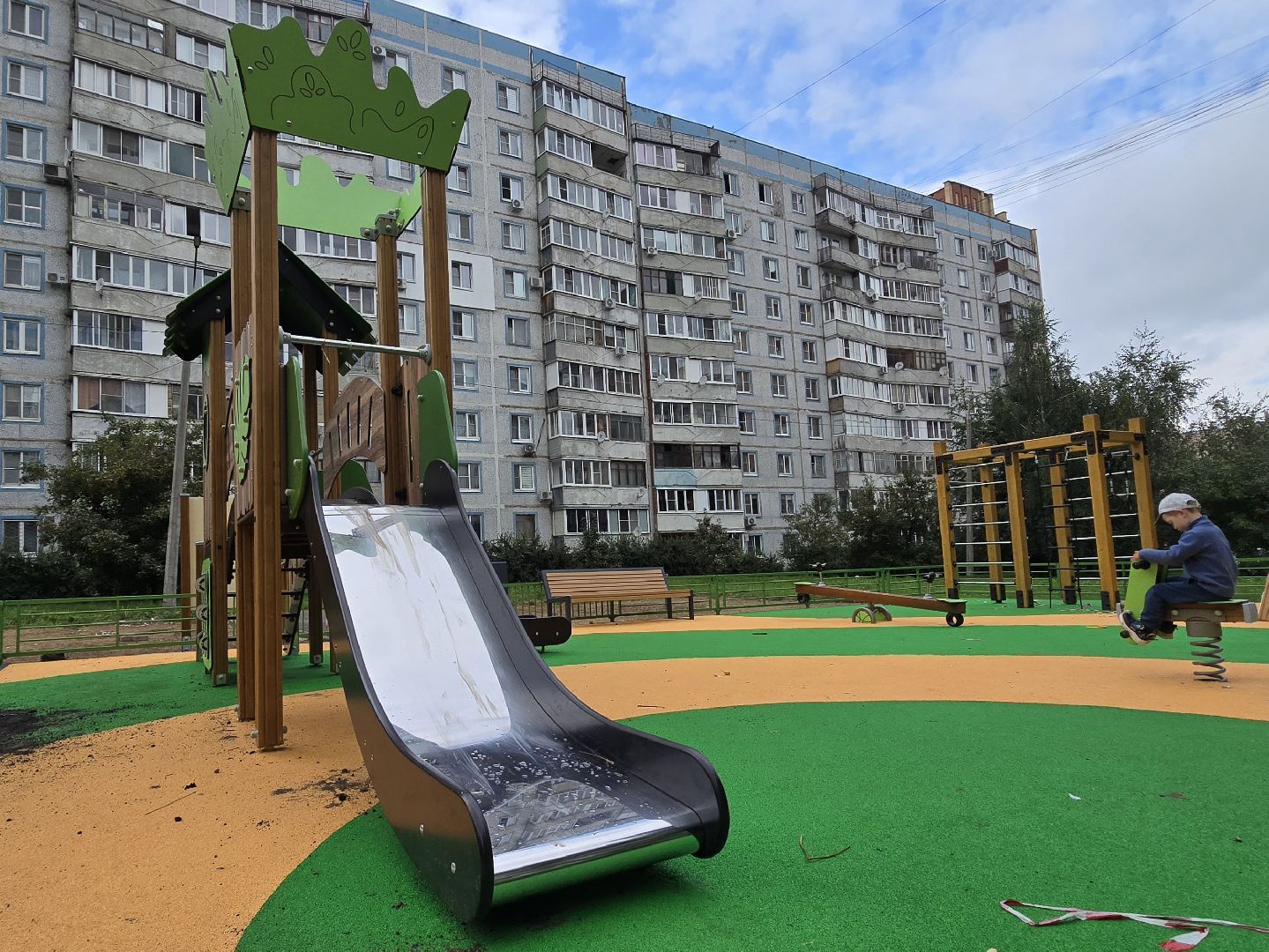 Коломна, новая детская площадка,