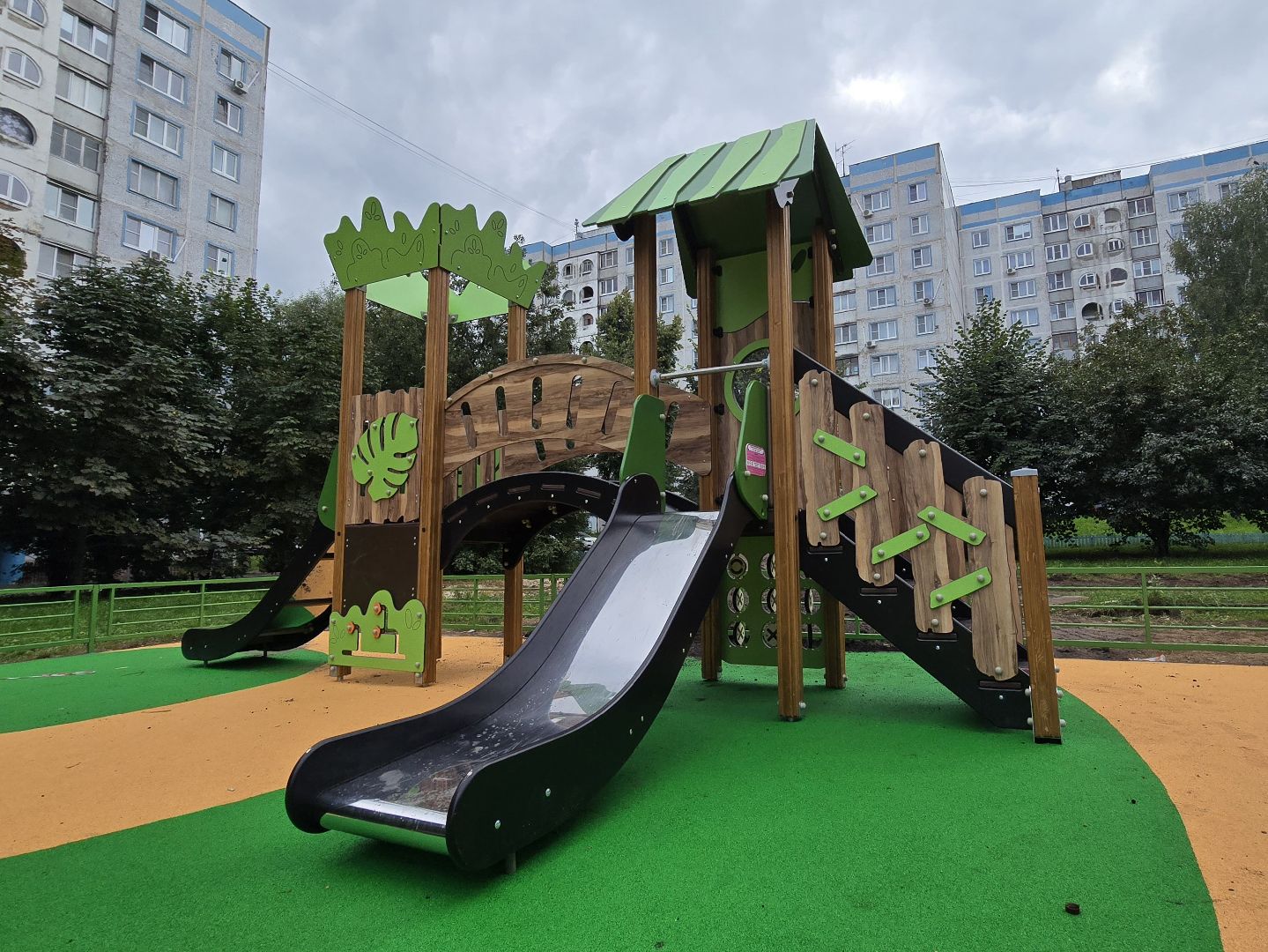 Коломна, новая детская площадка,