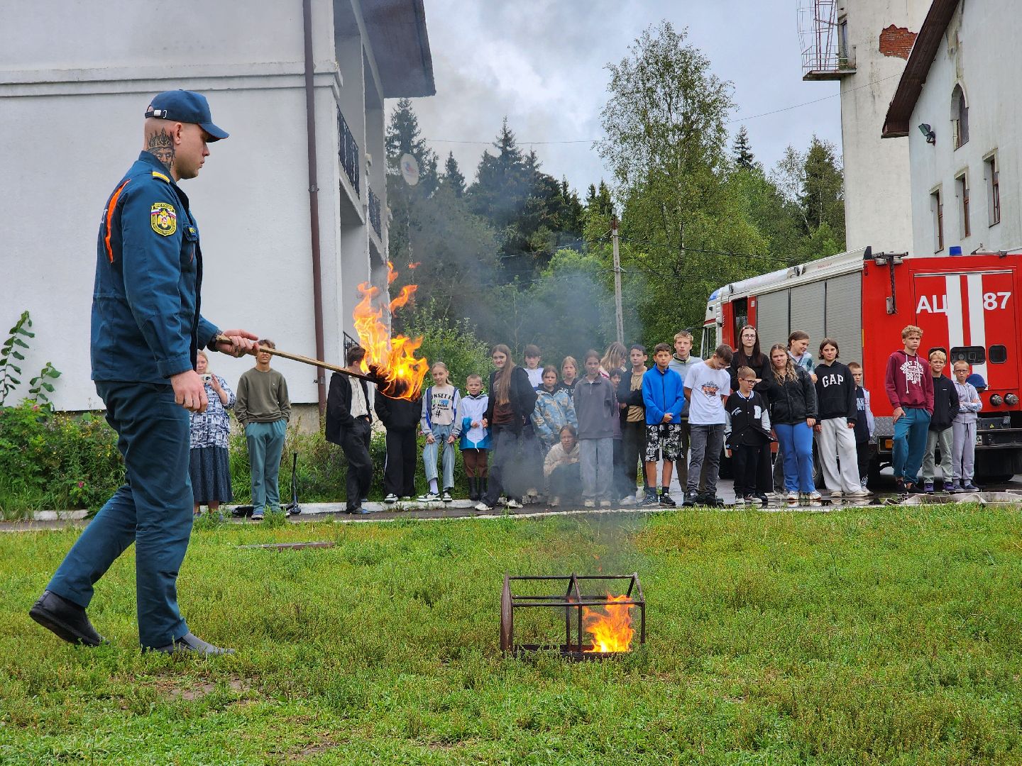 сергиево-посадский городской округ, мчс, день пожарной безопасности, дети, образование,