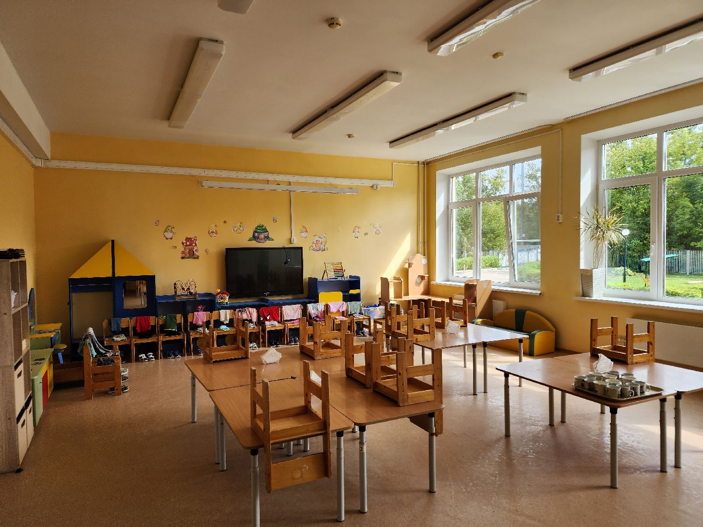 чехов, микрорайон венюково , школа 9, дошкольное отделение , подготовка к новому учебному году , косметический ремонт , обновление пищеблока, ремонт бассейна , благоустройство территории, метеостанция, комиссия, проверка,