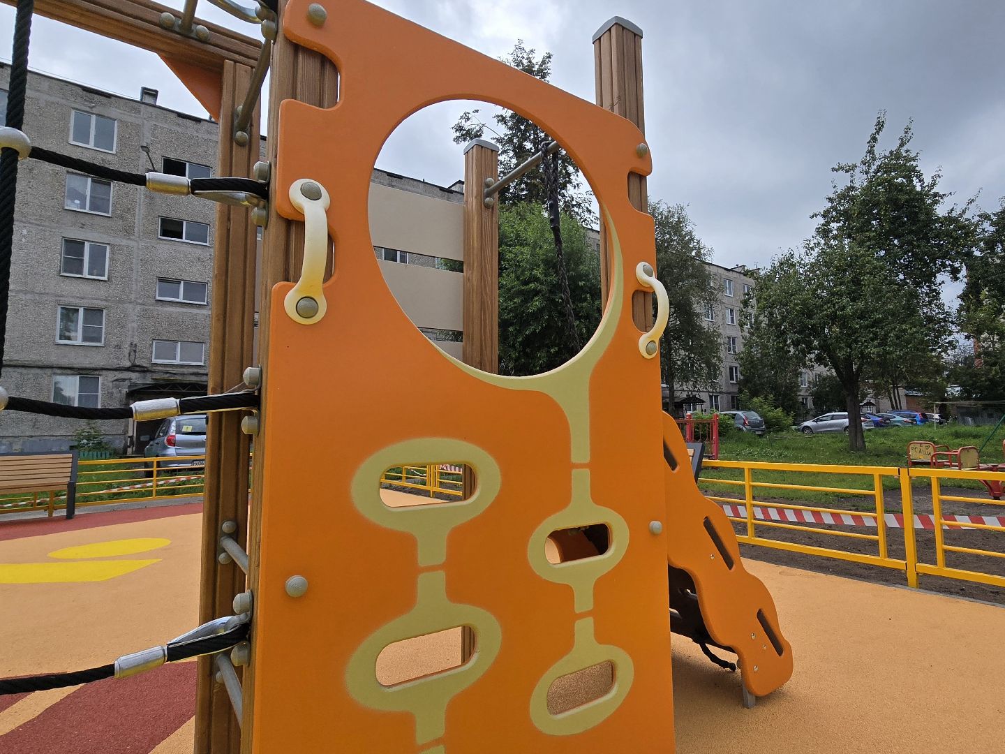 Коломна, новая детская площадка,