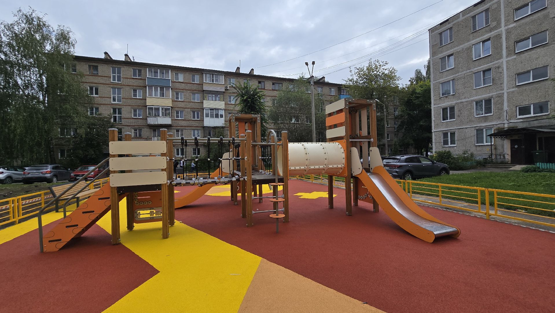 Коломна, новая детская площадка,