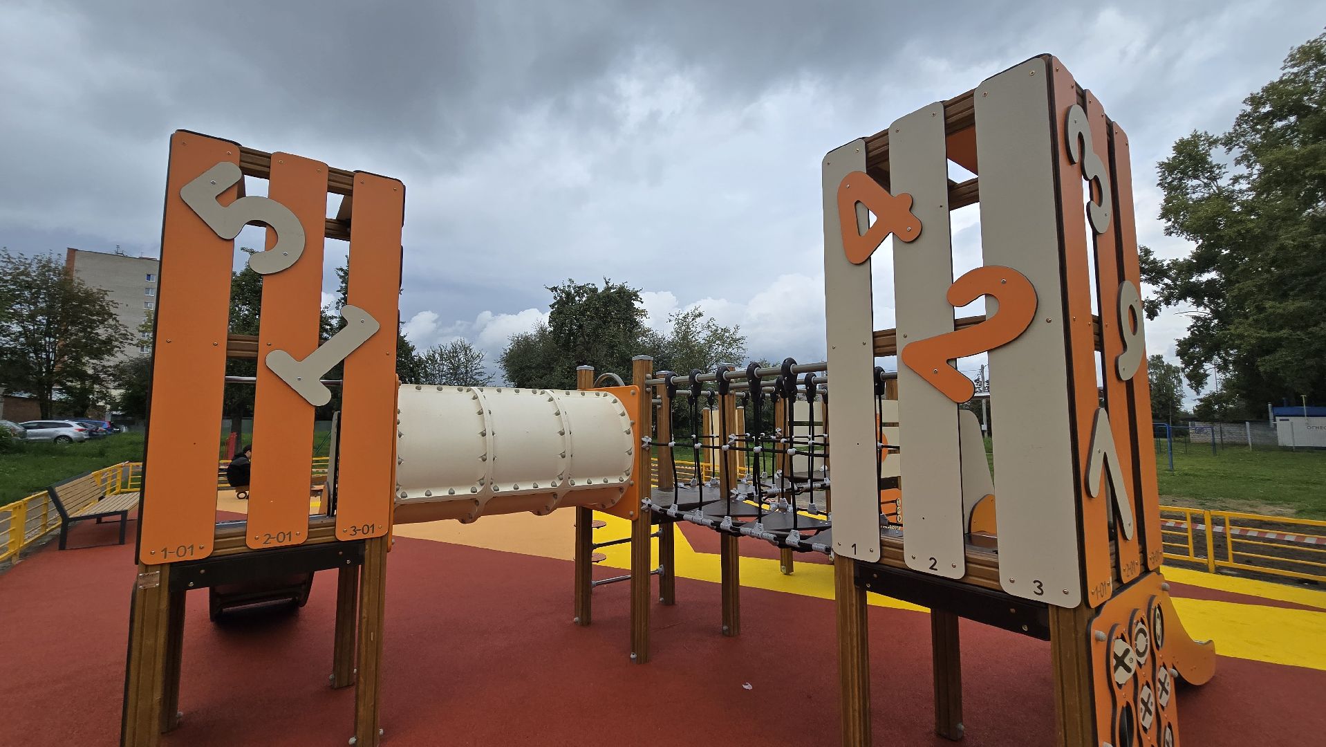 Коломна, новая детская площадка,