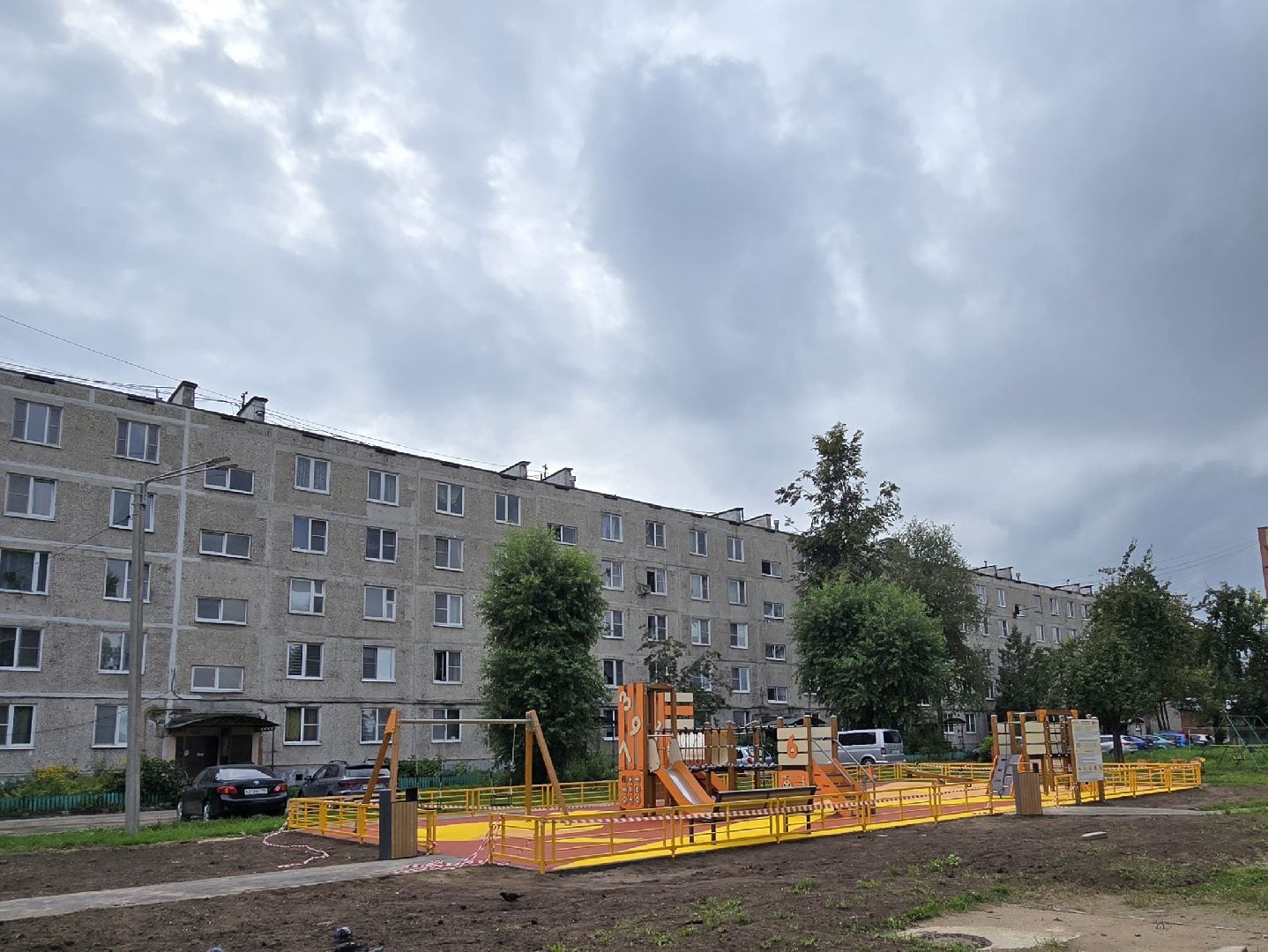 Коломна, новая детская площадка,