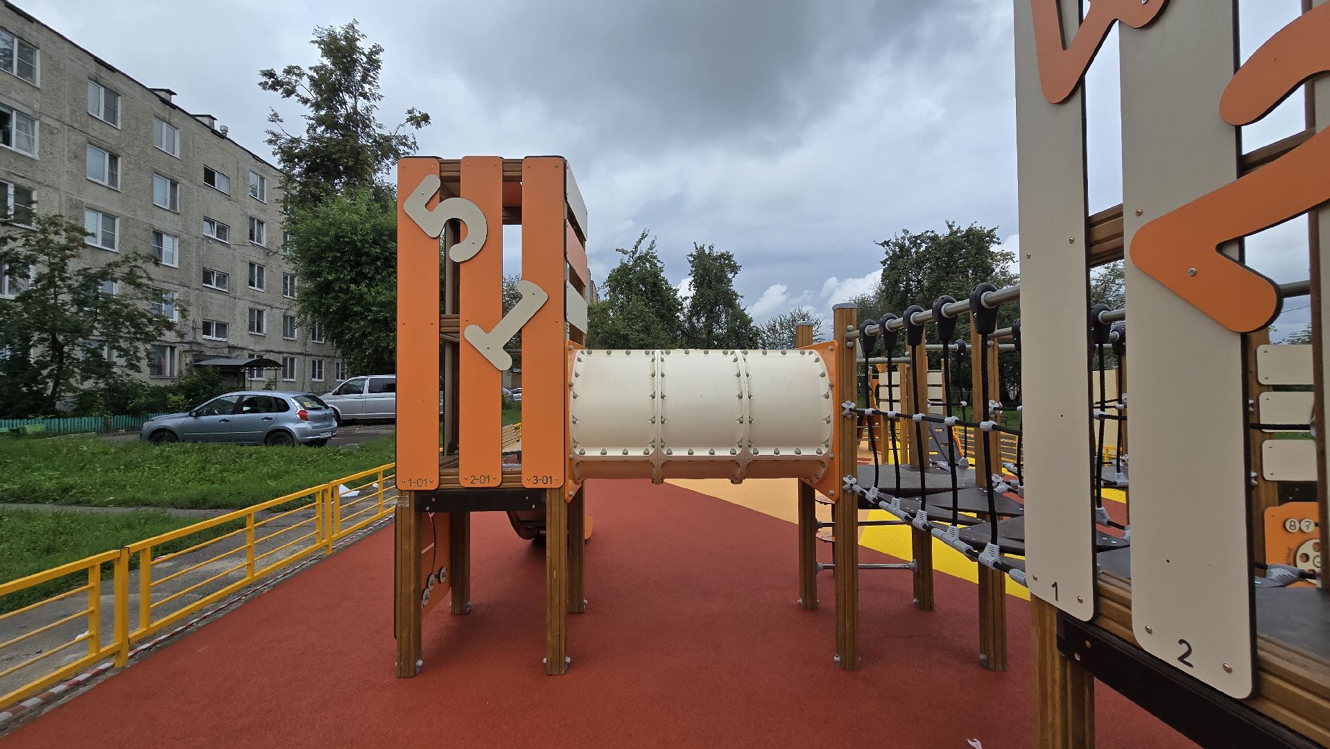 Коломна, новая детская площадка,