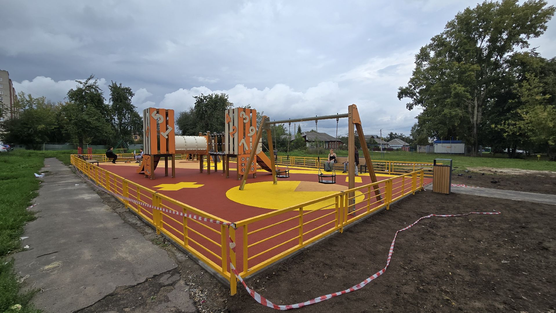 Коломна, новая детская площадка,