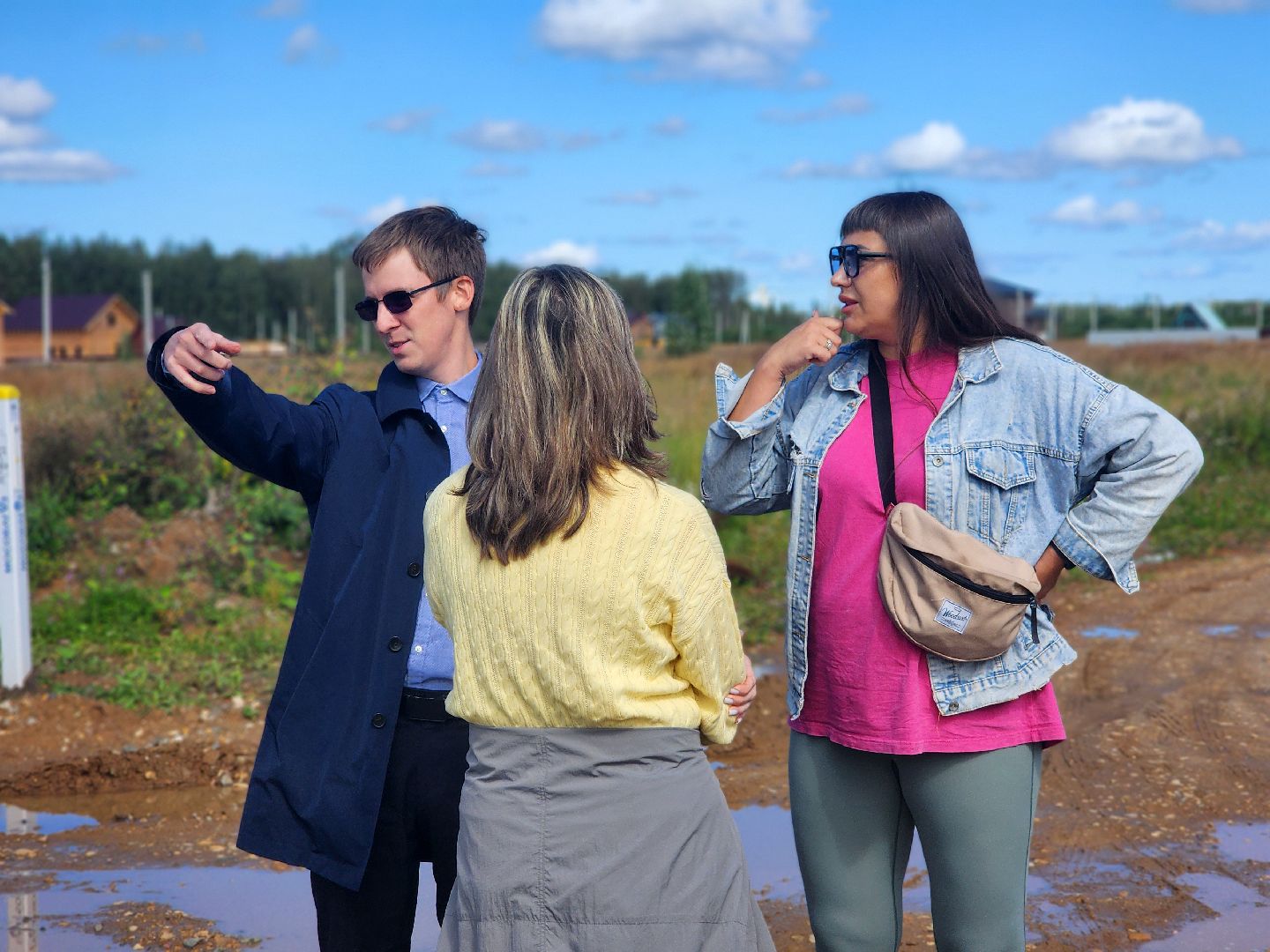 дубна,  поле многодетных, поселок для многодетных, строительство, дороги,