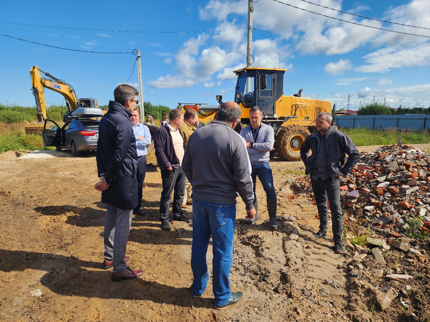 дубна,  поле многодетных, поселок для многодетных, строительство, дороги,