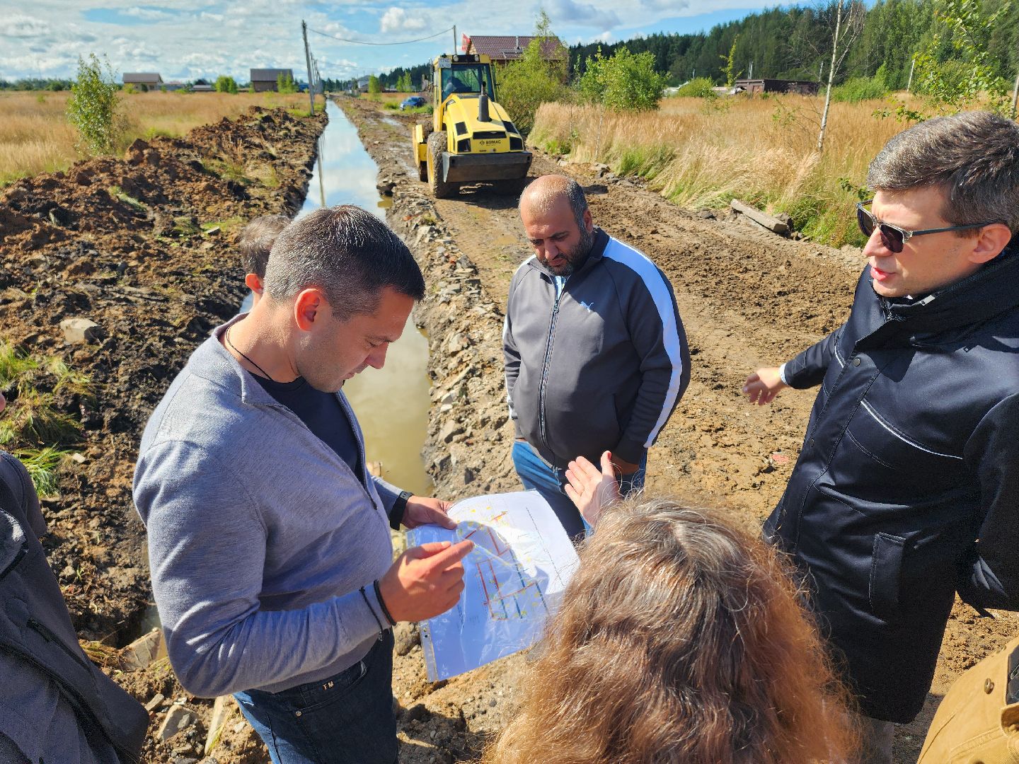 дубна,  поле многодетных, поселок для многодетных, строительство, дороги,