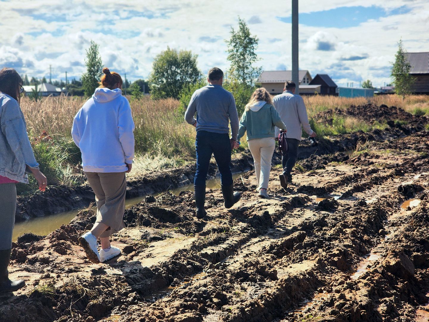 дубна,  поле многодетных, поселок для многодетных, строительство, дороги,