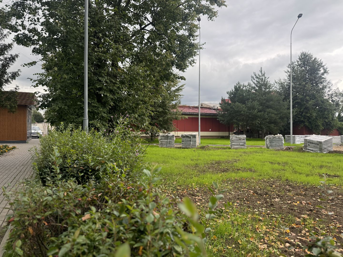 благоустройство, сквер, поселок измайлово , ленинский городской округ,