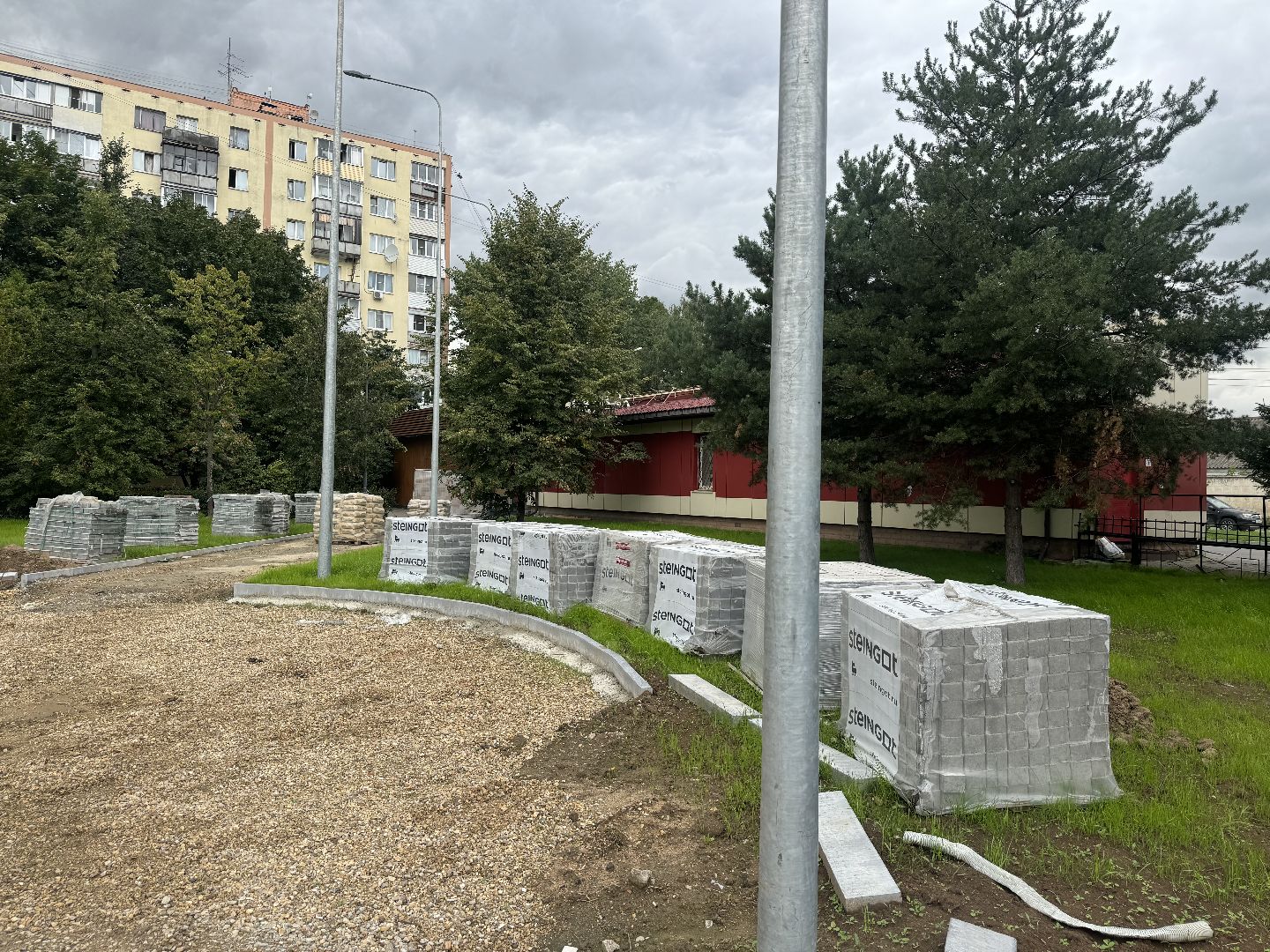 благоустройство, сквер, поселок измайлово , ленинский городской округ,