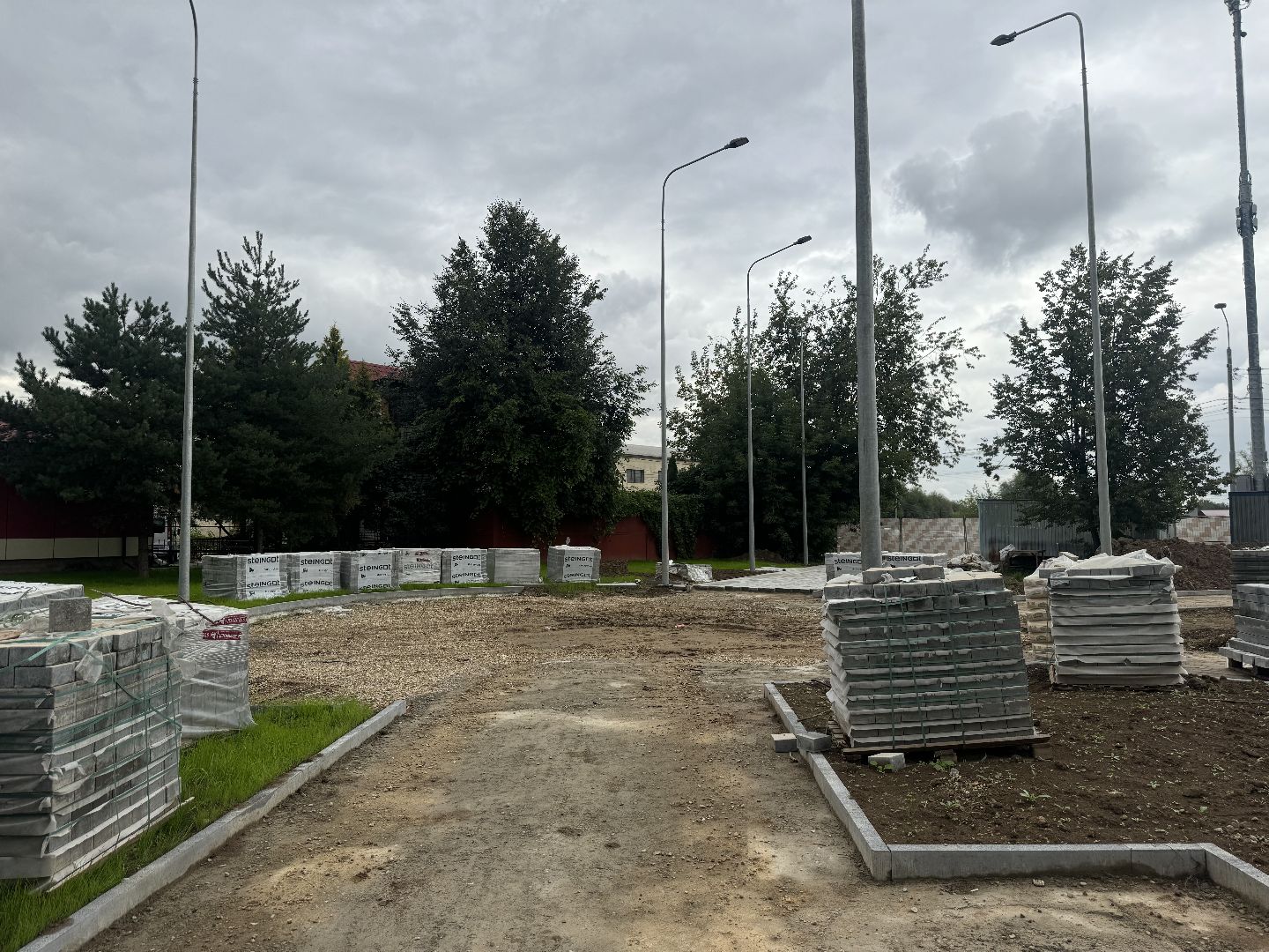 благоустройство, сквер, поселок измайлово , ленинский городской округ,