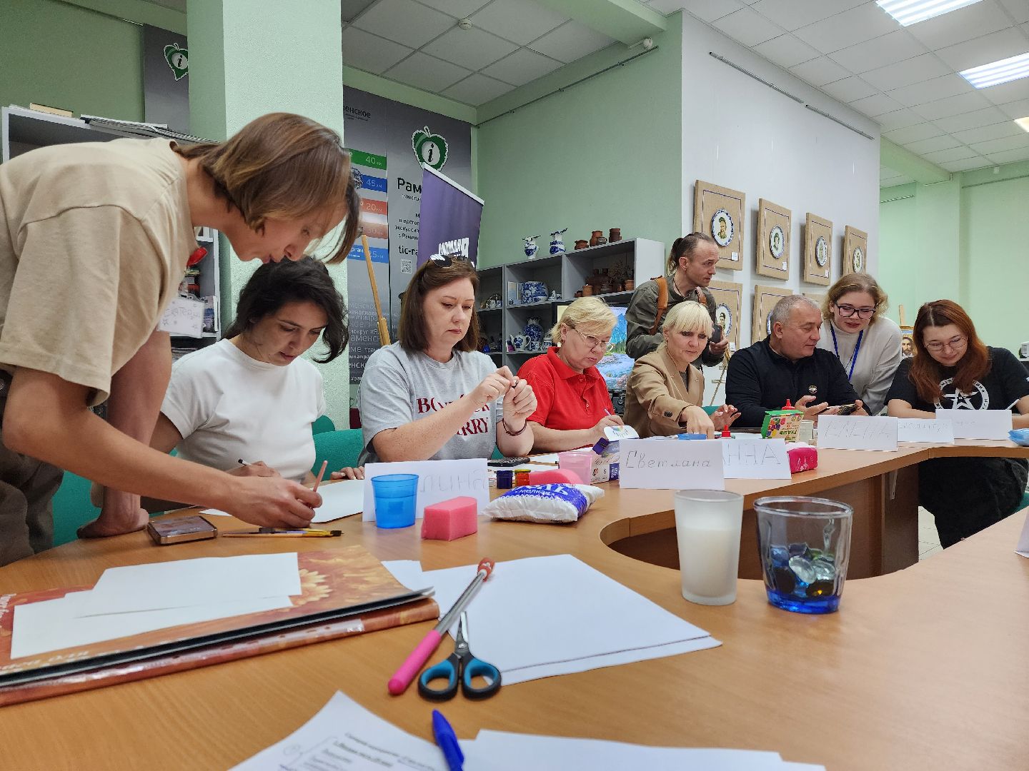 раменское, общество, поддержка семей участников сво, творческий мастер-класс в туристско-информационном центре ,