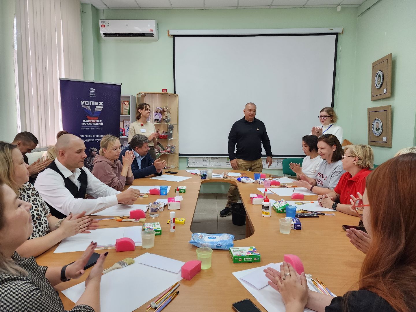 раменское, общество, поддержка семей участников сво, творческий мастер-класс в туристско-информационном центре ,