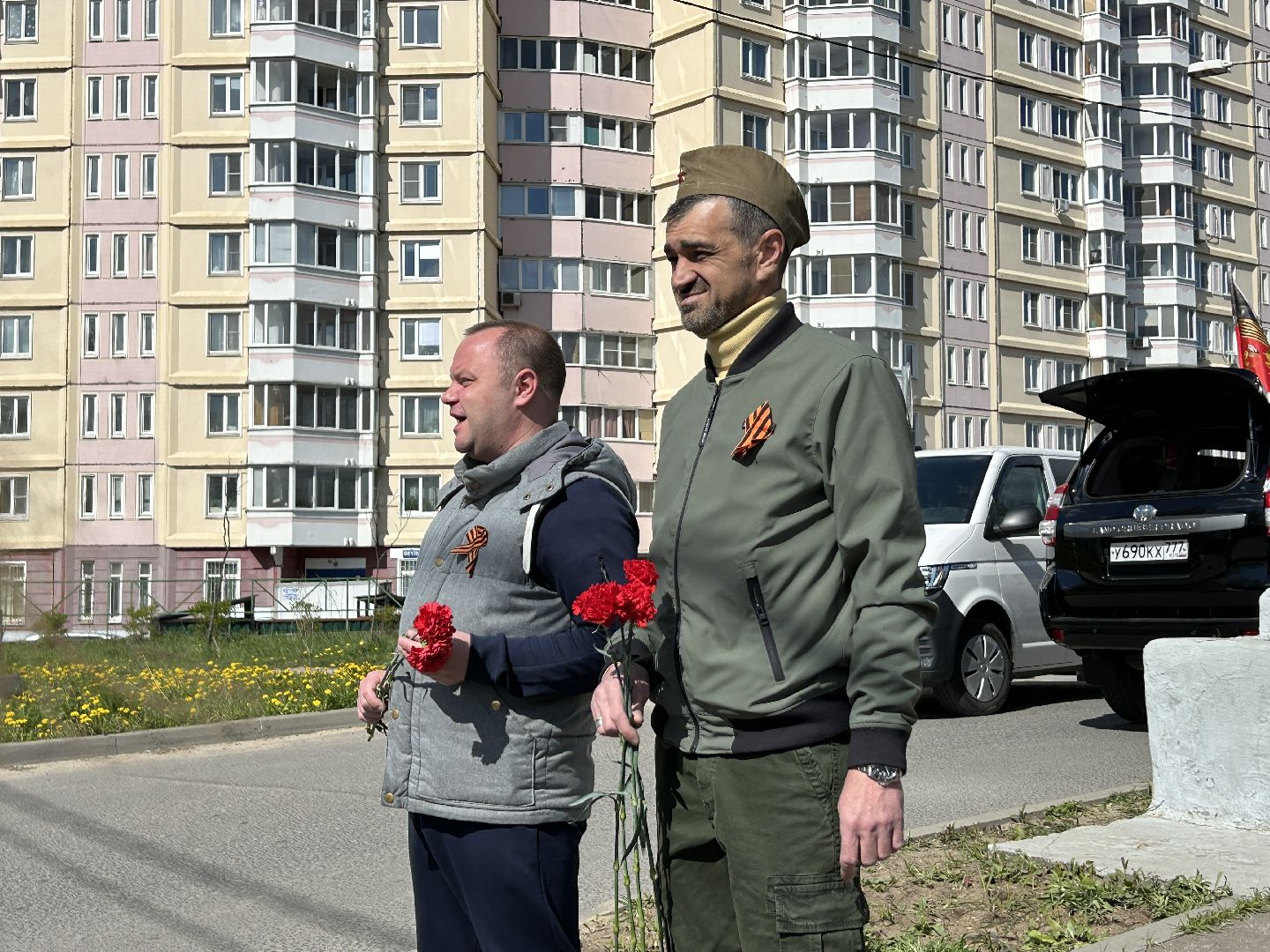 День Победы, возложение цветов