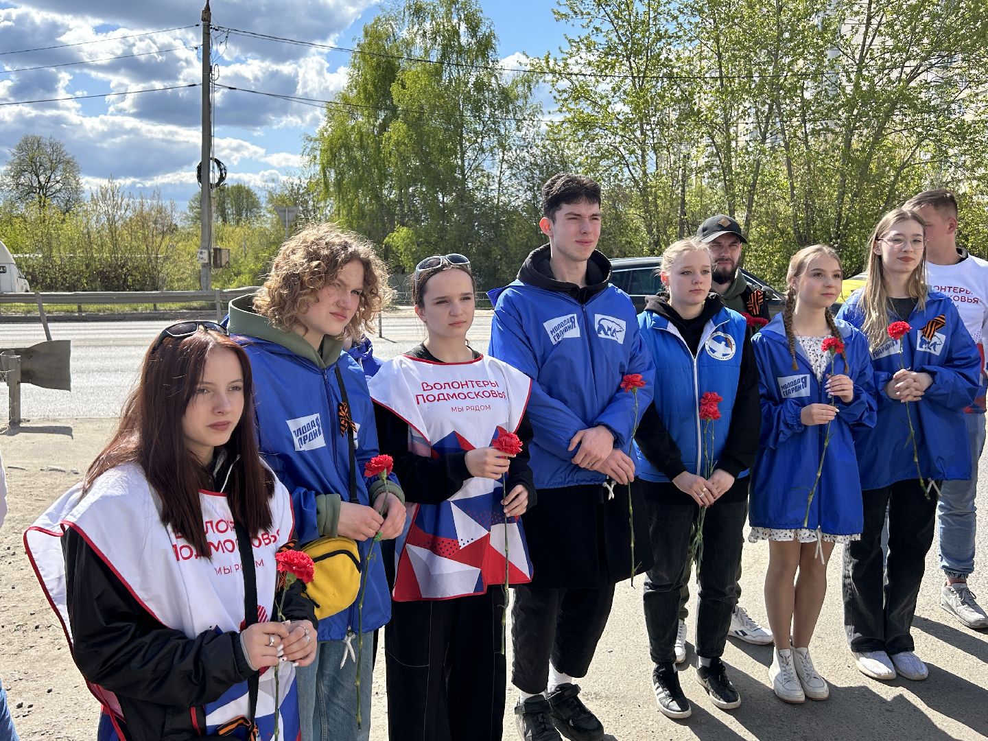 День Победы, возложение цветов