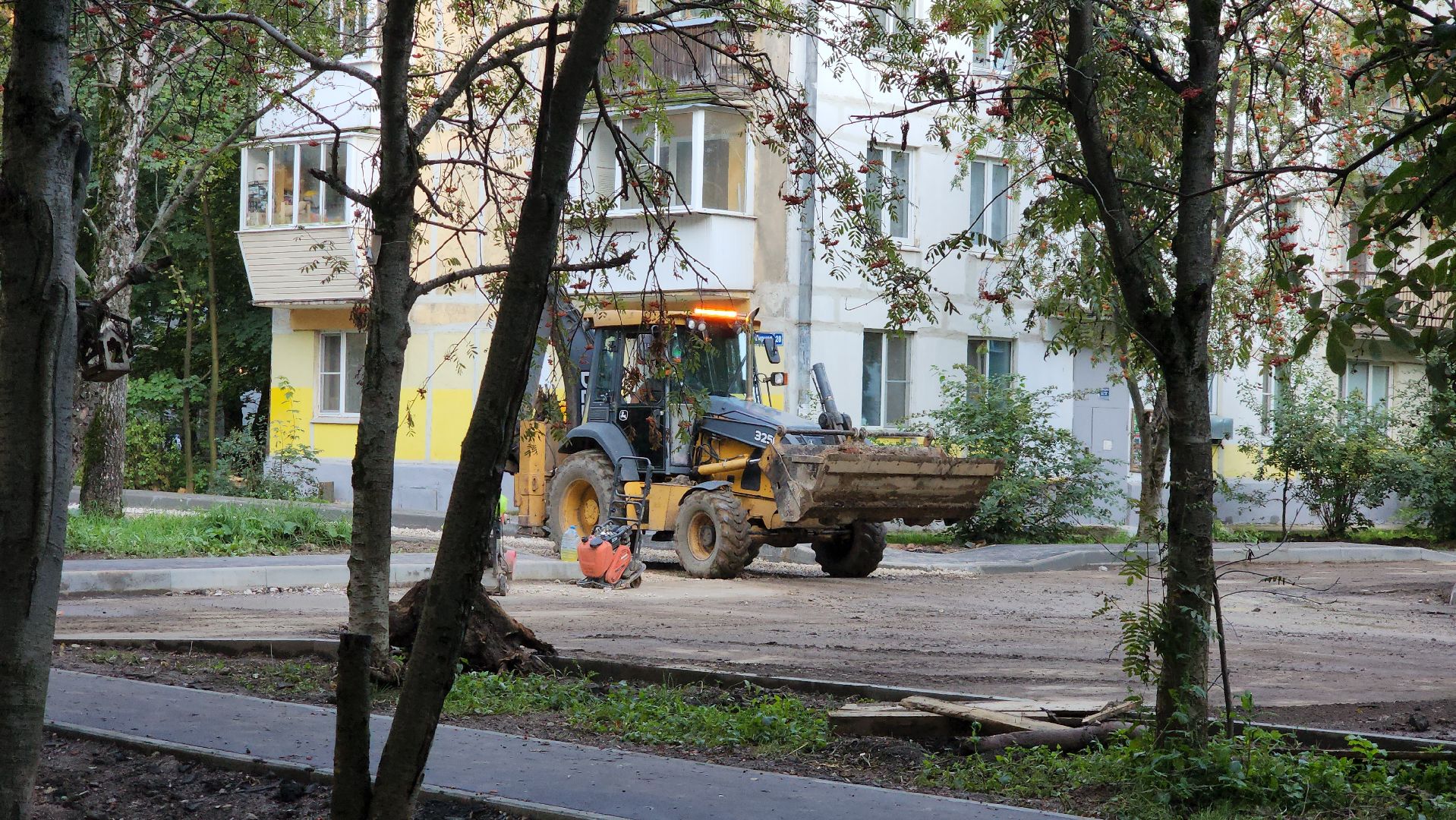 асфальтирование дворов, Асфальт , Благоустройство дворов , Лобня ,