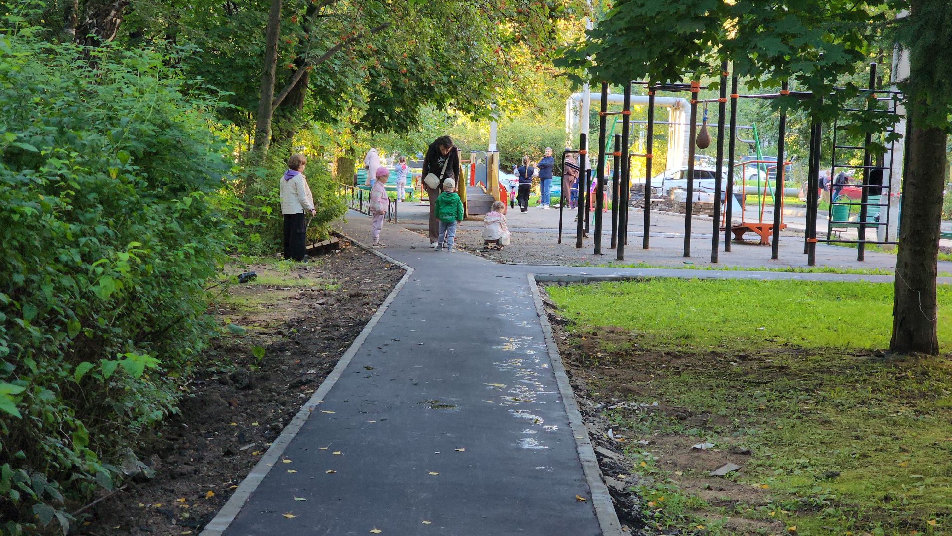 асфальтирование дворов, Асфальт , Благоустройство дворов , Лобня ,