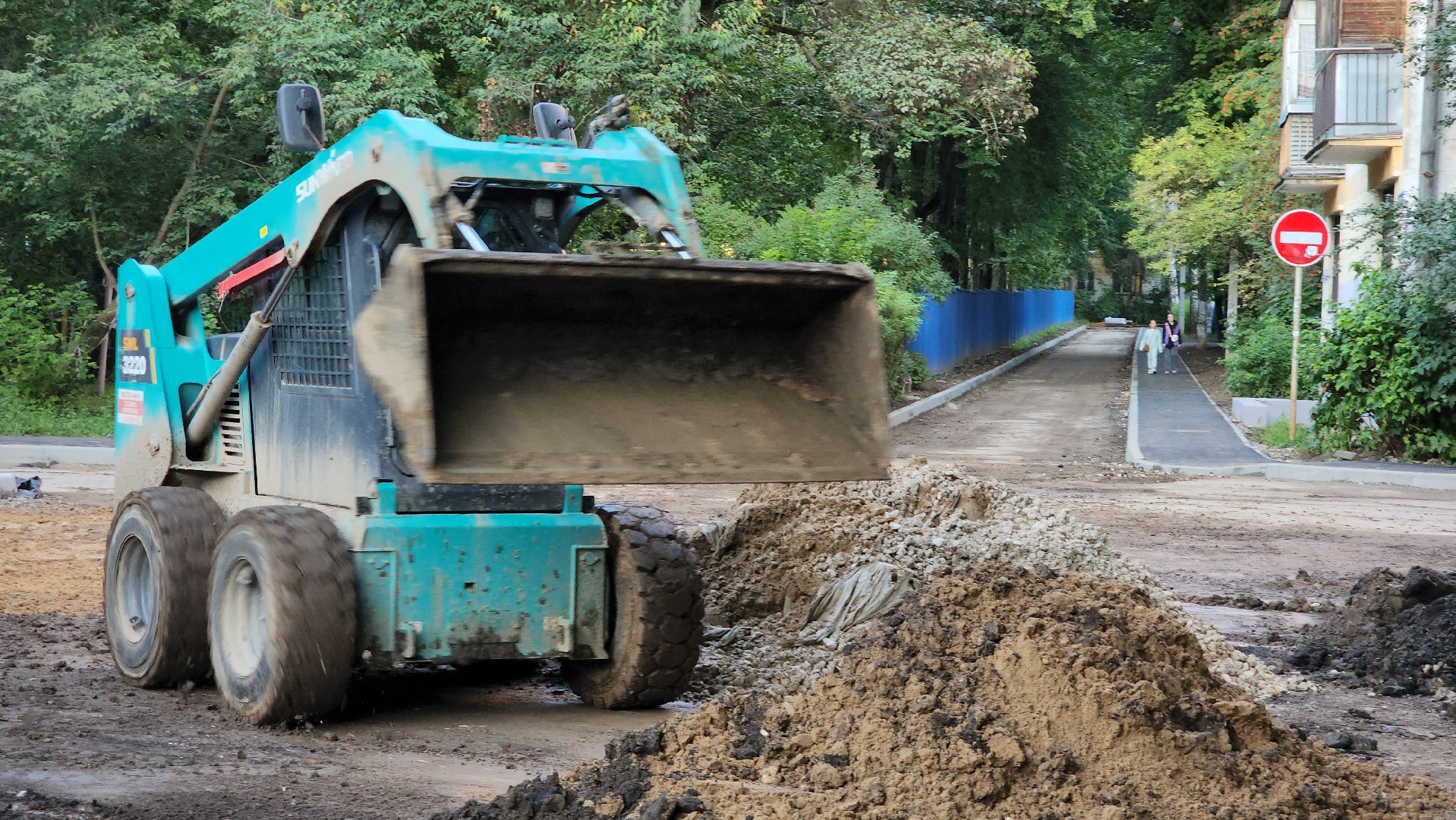 асфальтирование дворов, Асфальт , Благоустройство дворов , Лобня ,